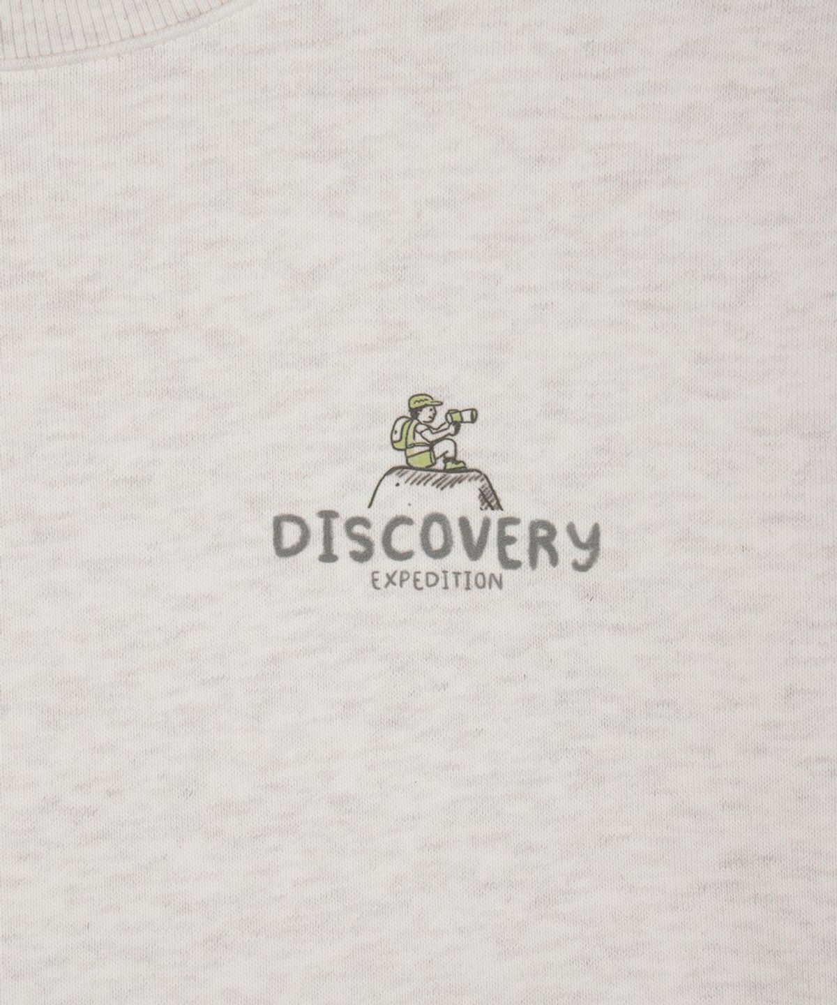 디스커버리 키즈(DISCOVERY KIDS) 키즈 그래픽 맨투맨-조거팬츠 2SET (M/IVORY)