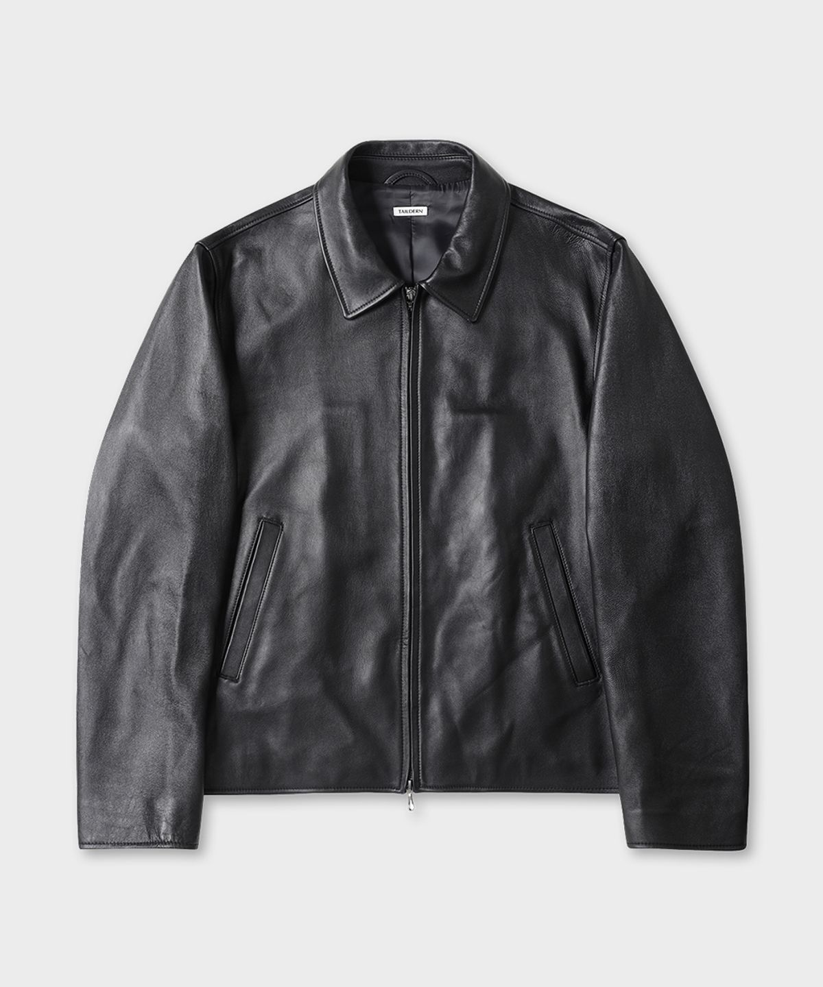 테일던(TAILDERN) Pattinson Leather Jacket Black
