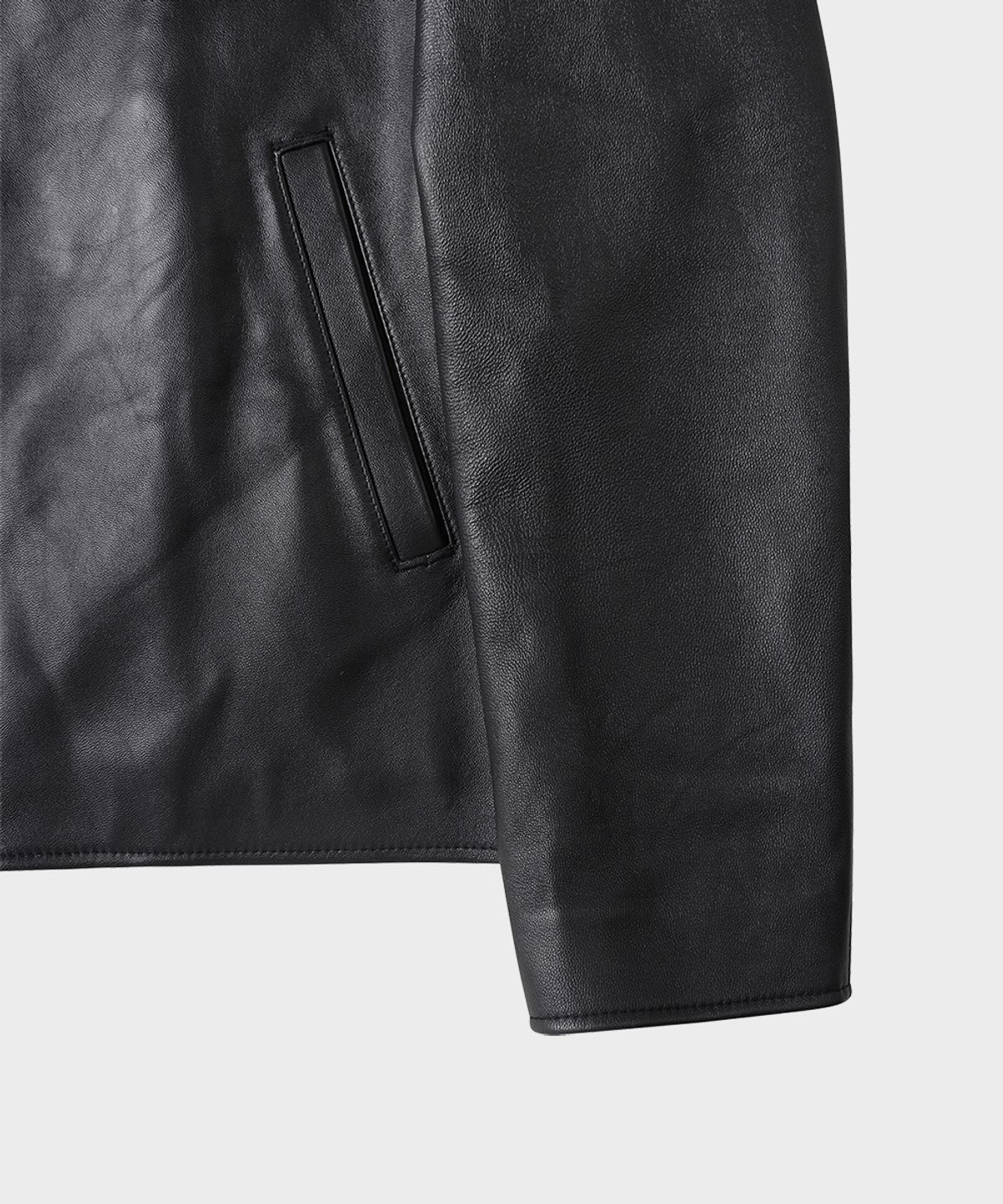 테일던(TAILDERN) Pattinson Leather Jacket Black
