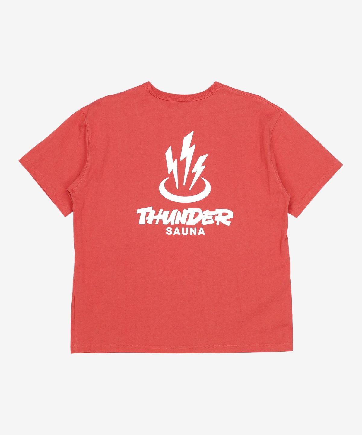 프리즘웍스(FRIZMWORKS) THUNDER SAUNA LOGO TEE _ BRICK RED M