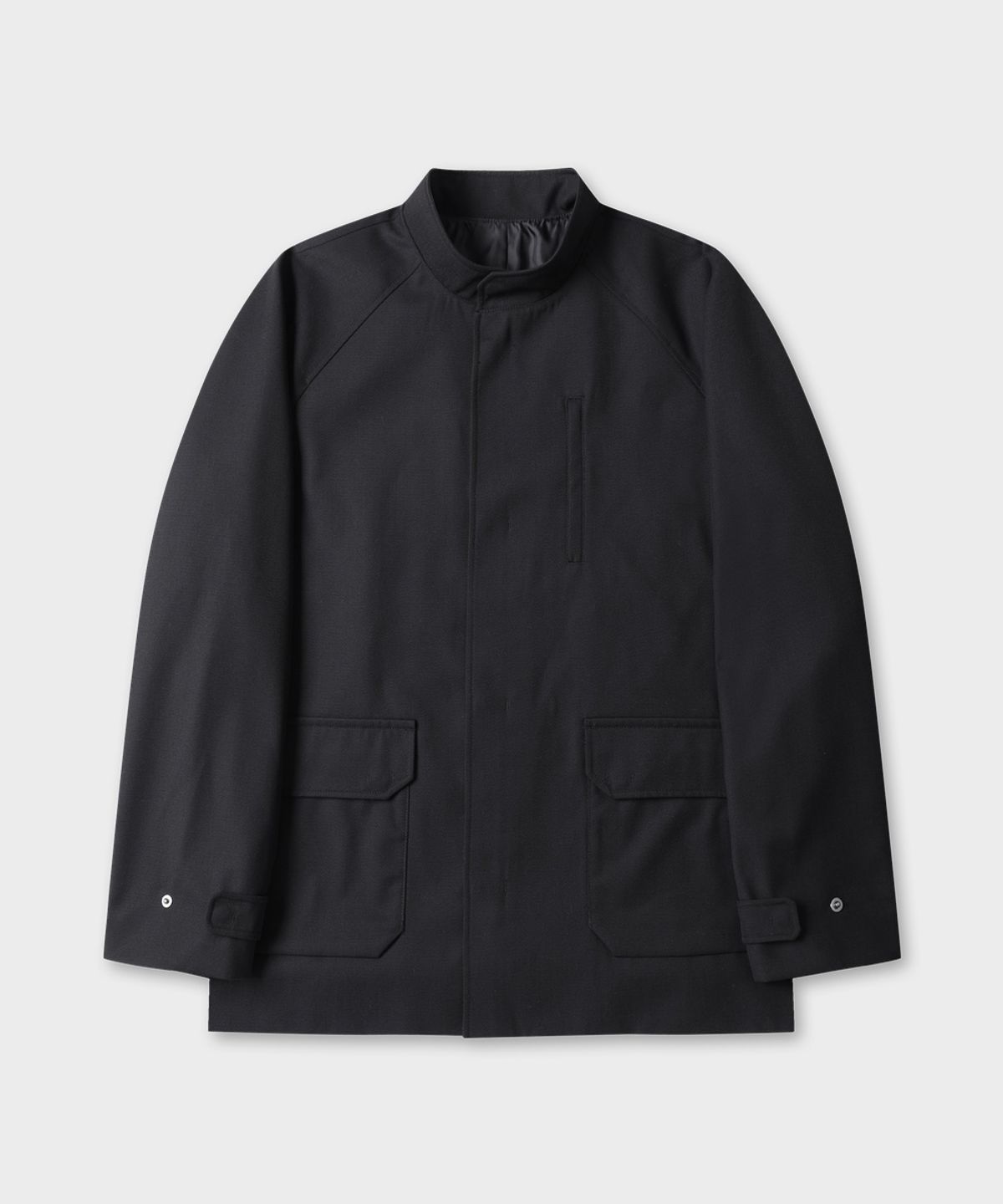 테일던(TAILDERN) Mads Half Wool Utility Parka Black