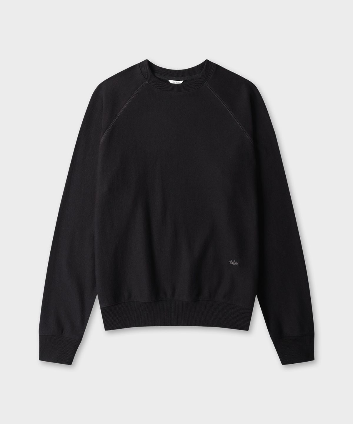 테일던(TAILDERN) Jonze Cotton Reglan Sweatshirts Black