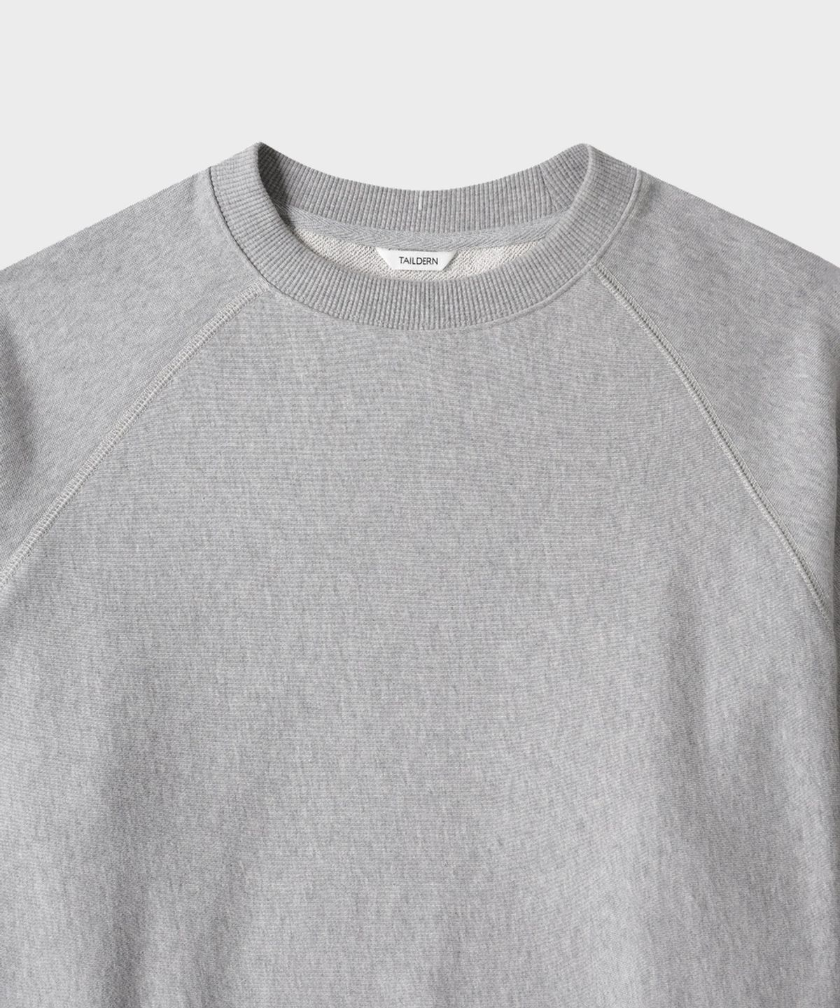 테일던(TAILDERN) Jonze Cotton Reglan Sweatshirts Grey