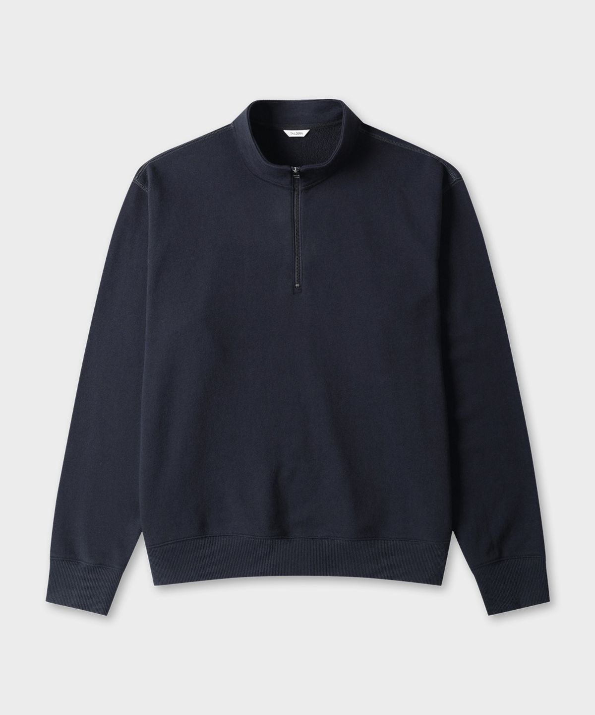 테일던(TAILDERN) Paul Cotton Quarter Zip-up Sweatshirts Navy