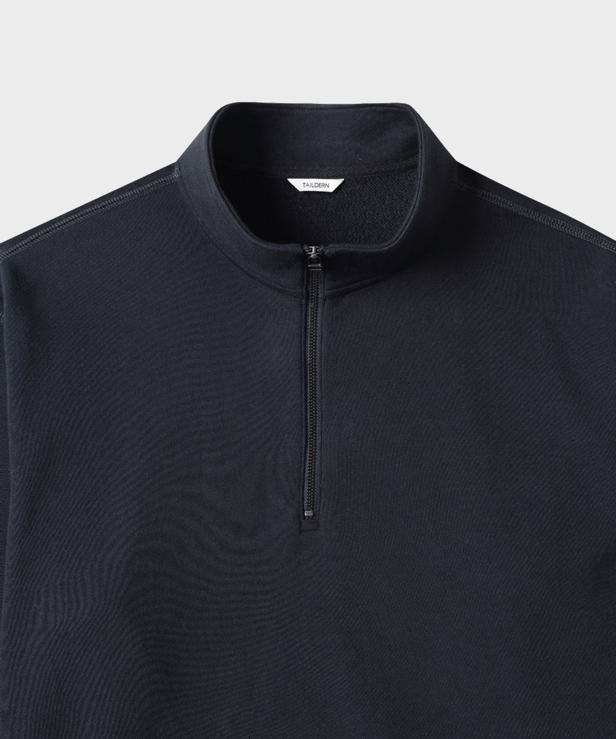 테일던(TAILDERN) Paul Cotton Quarter Zip-up Sweatshirts Navy