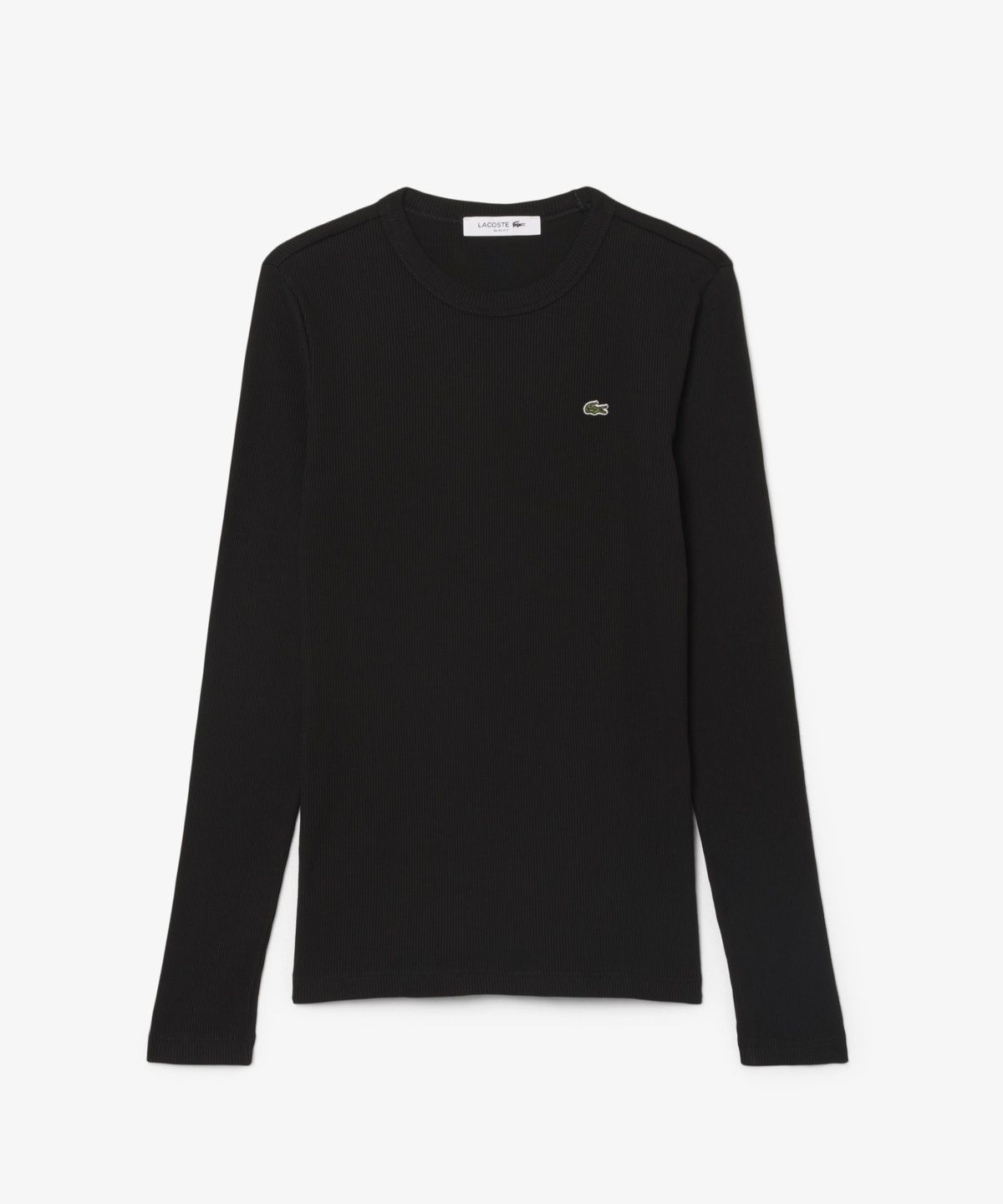 라코스테(LACOSTE) 여성 슬림핏 립조직 긴팔 티셔츠 TF1692-56N 031