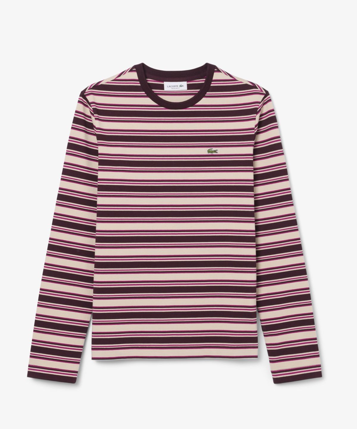 라코스테(LACOSTE) 여성 멀티 스트라이프 긴팔 티셔츠 TF3355-56N ST7
