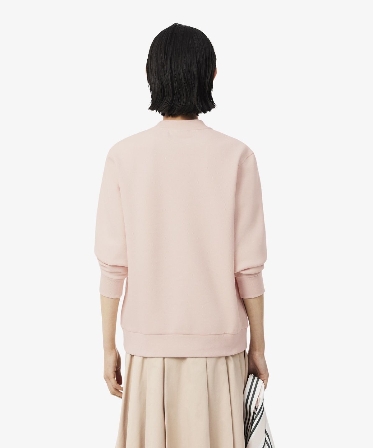 라코스테(LACOSTE) 여성 더블페이스 피케 스웻셔츠 SF5245-56N N6I