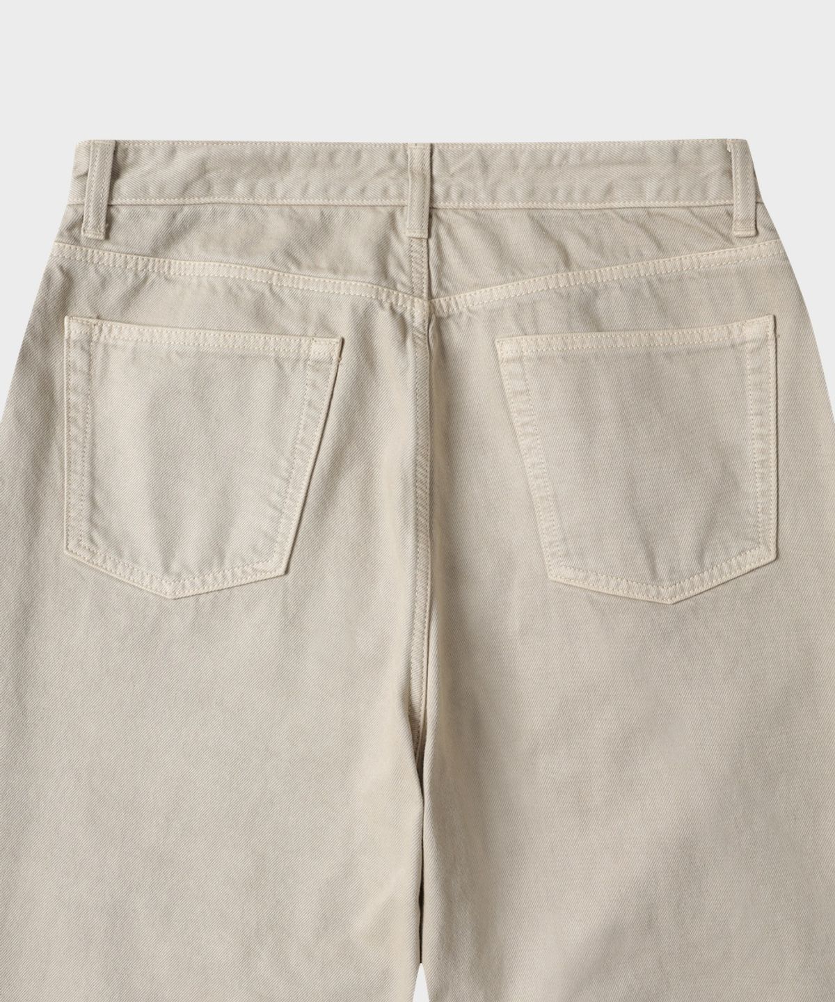 테일던(TAILDERN) Garment dyed Denzel Wide fit denim Beige
