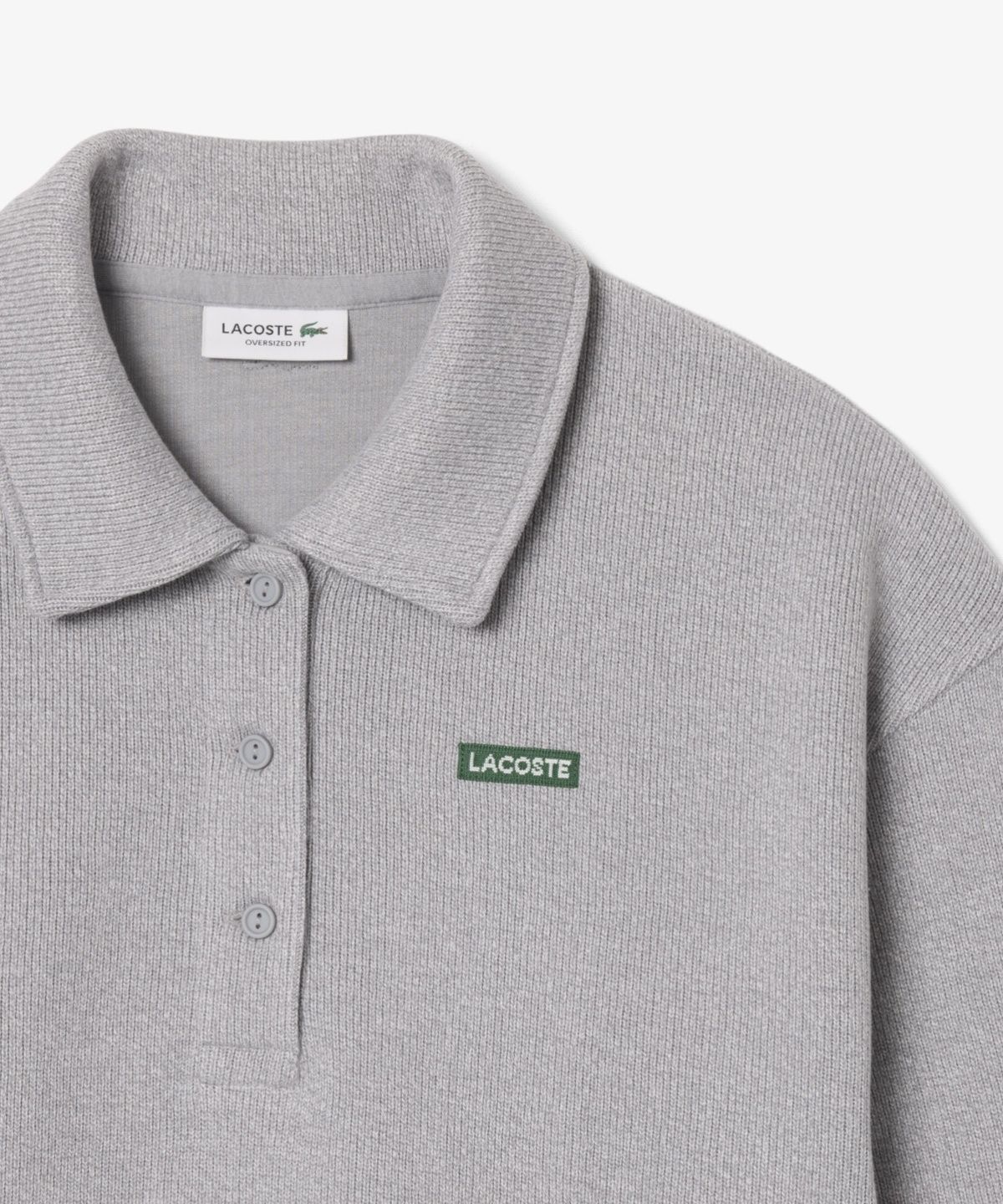 라코스테(LACOSTE) 여성 인터록 폴로카라 스웻셔츠 SF8368-56N CCA