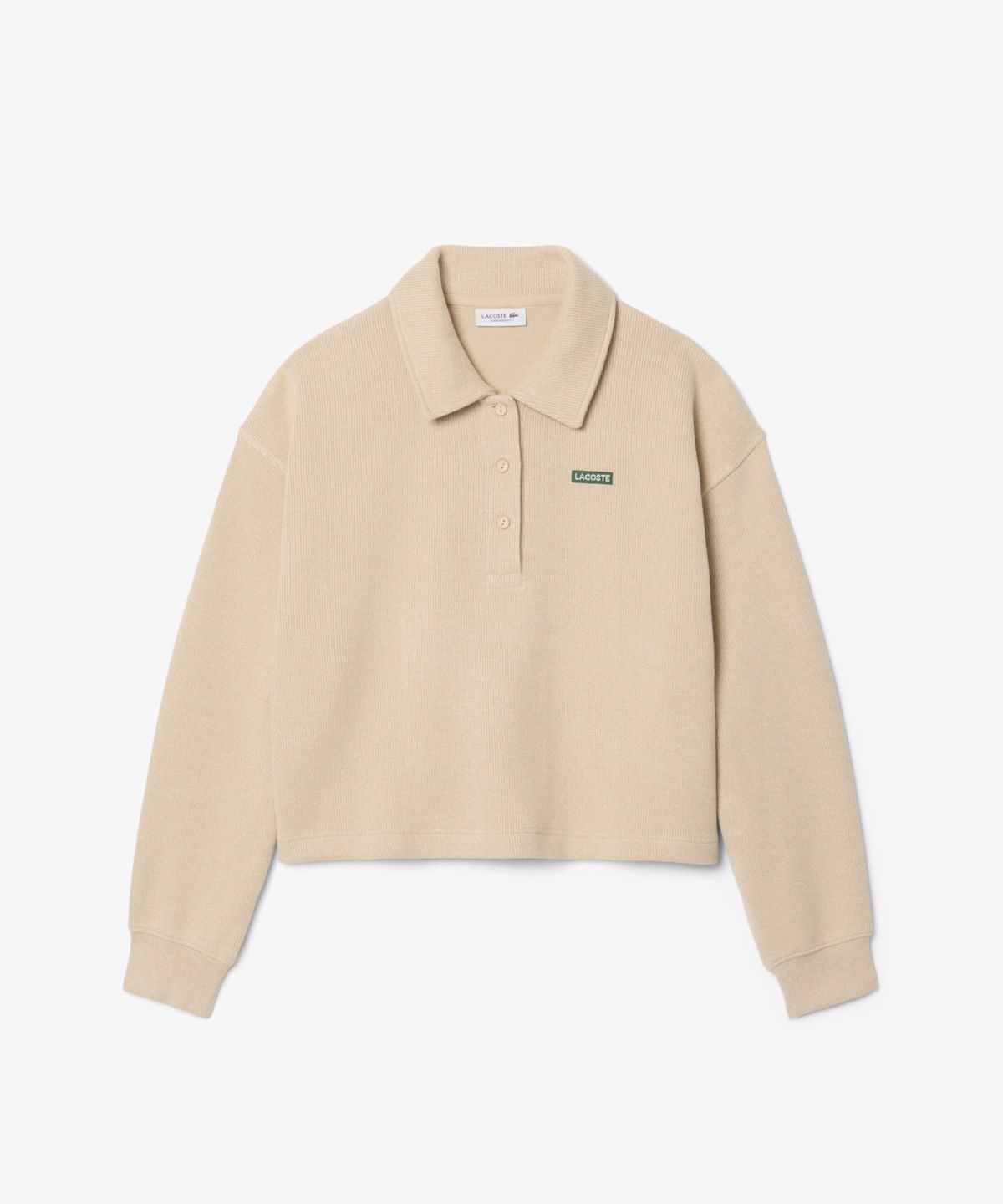 라코스테(LACOSTE) 여성 인터록 폴로카라 스웻셔츠 SF8368-56N U47