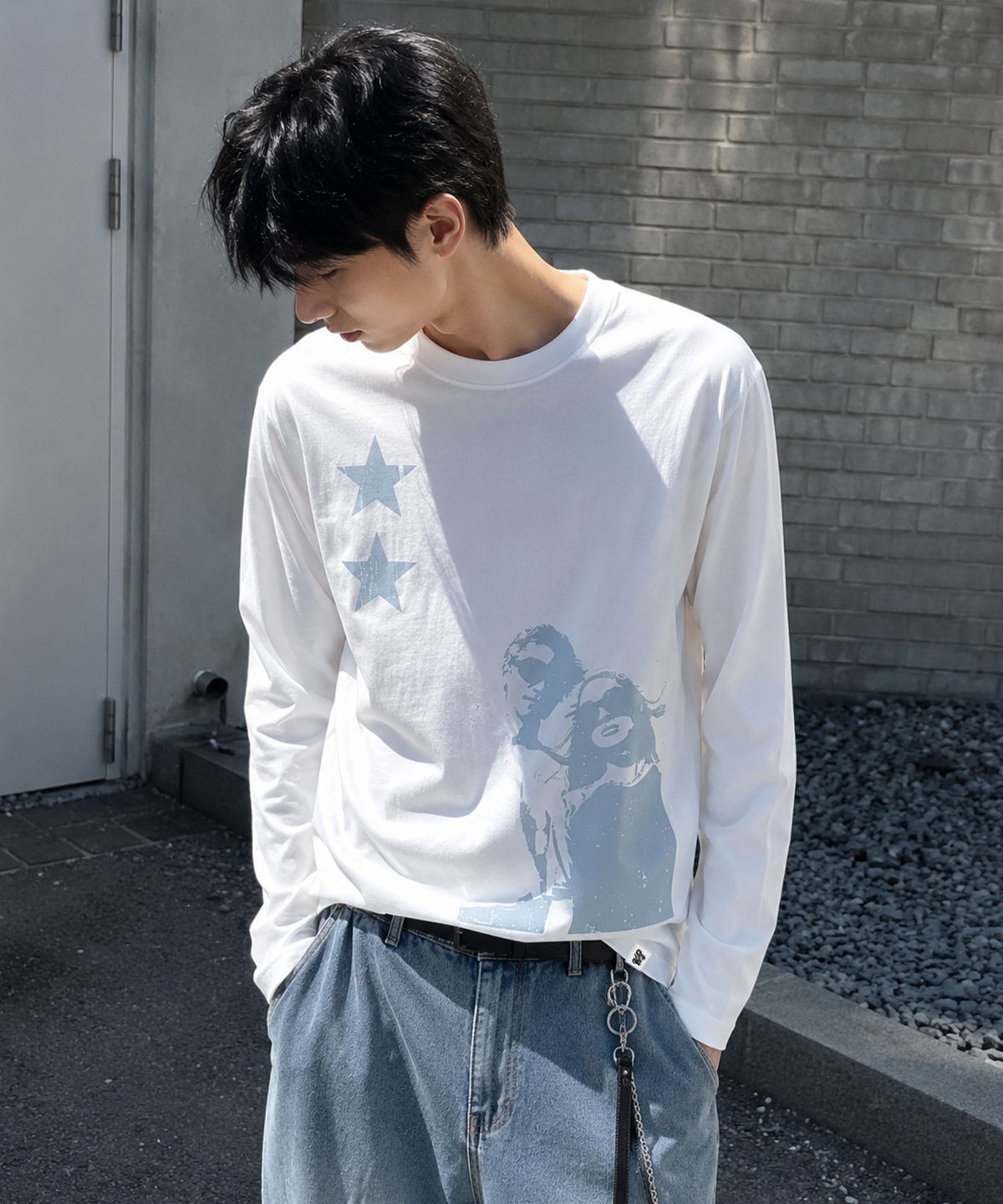 그레이버(GRAVER) [UNISEX]STAR2 롱슬리브 티셔츠_4color