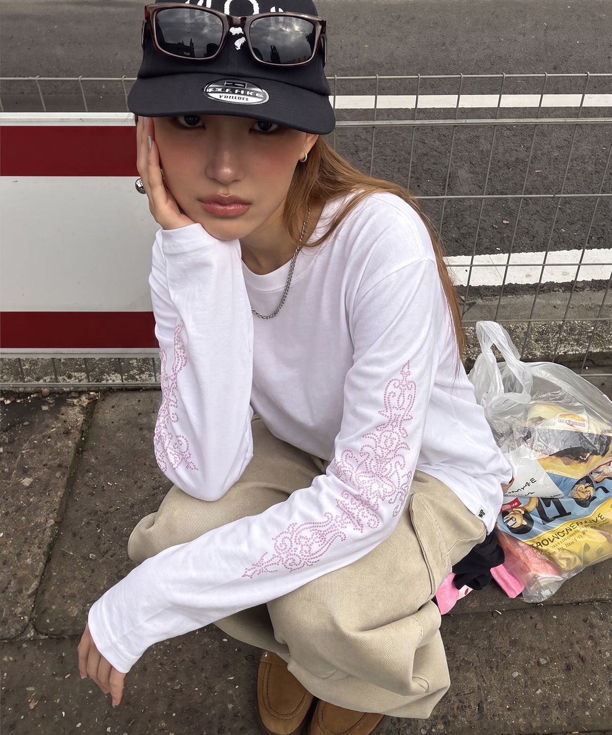 그레이버(GRAVER) [UNISEX]SIM SLEEVE 롱슬리브 티셔츠_3color