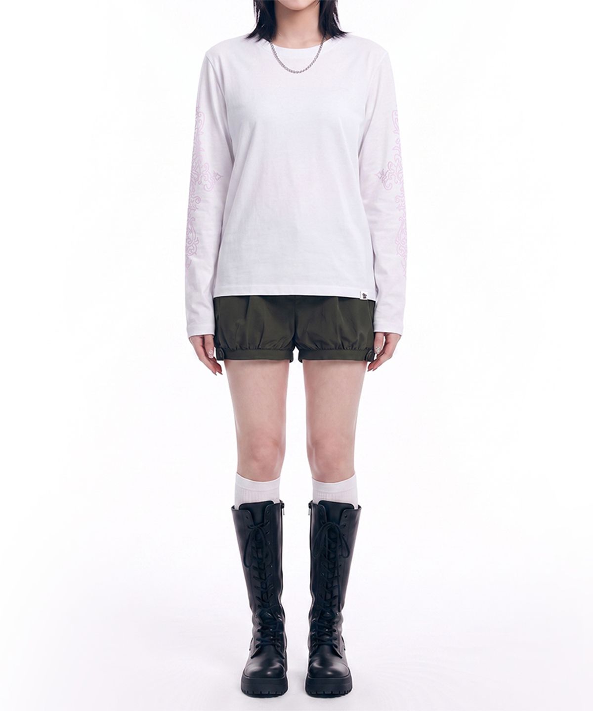 그레이버(GRAVER) [UNISEX]SIM SLEEVE 롱슬리브 티셔츠_3color