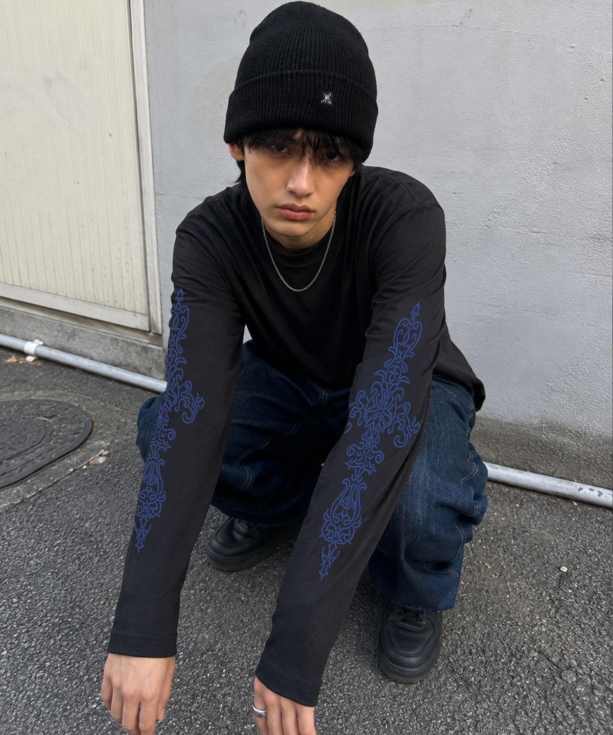 그레이버(GRAVER) [UNISEX]SIM SLEEVE 롱슬리브 티셔츠_3color
