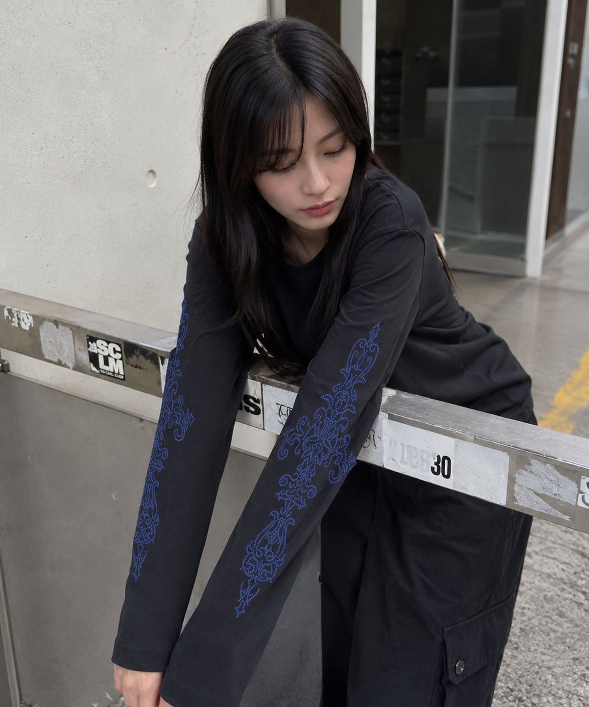 그레이버(GRAVER) [UNISEX]SIM SLEEVE 롱슬리브 티셔츠_3color