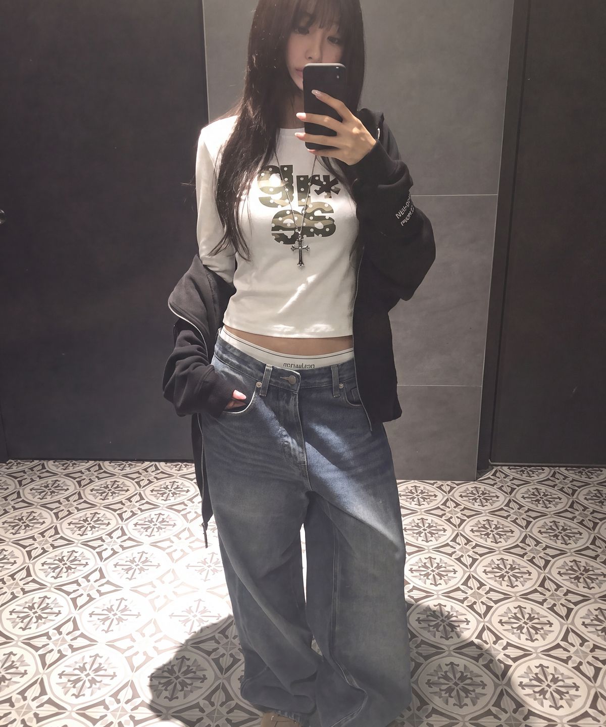 그레이버(GRAVER) [UNISEX]GRAE-S CAMO 롱슬리브 티셔츠_4color