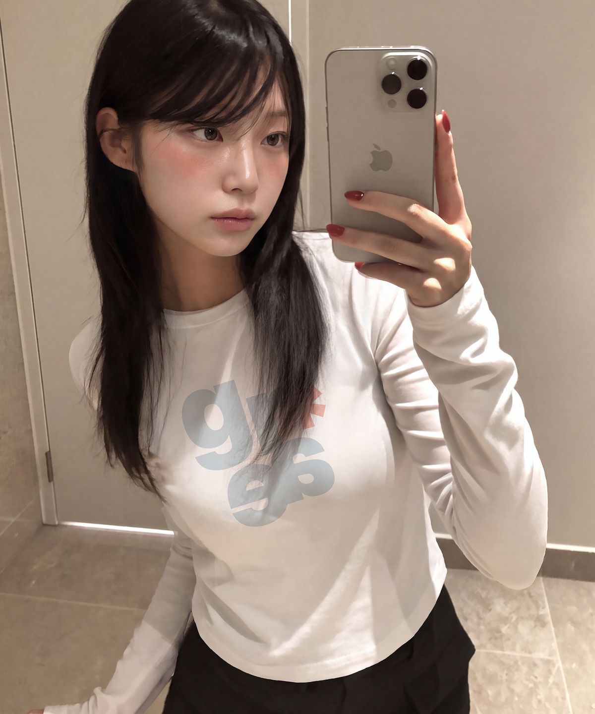 그레이버(GRAVER) [UNISEX]GRAE-S PASTEL 롱슬리브 티셔츠_3color