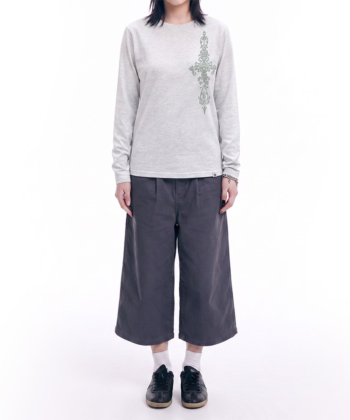 그레이버(GRAVER) [UNISEX]SIM CROSS 롱슬리브 티셔츠_4color