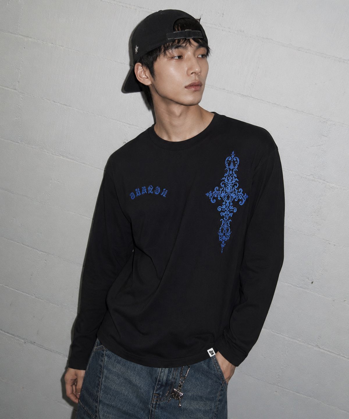 그레이버(GRAVER) [UNISEX]G SIM 롱슬리브 티셔츠_4color