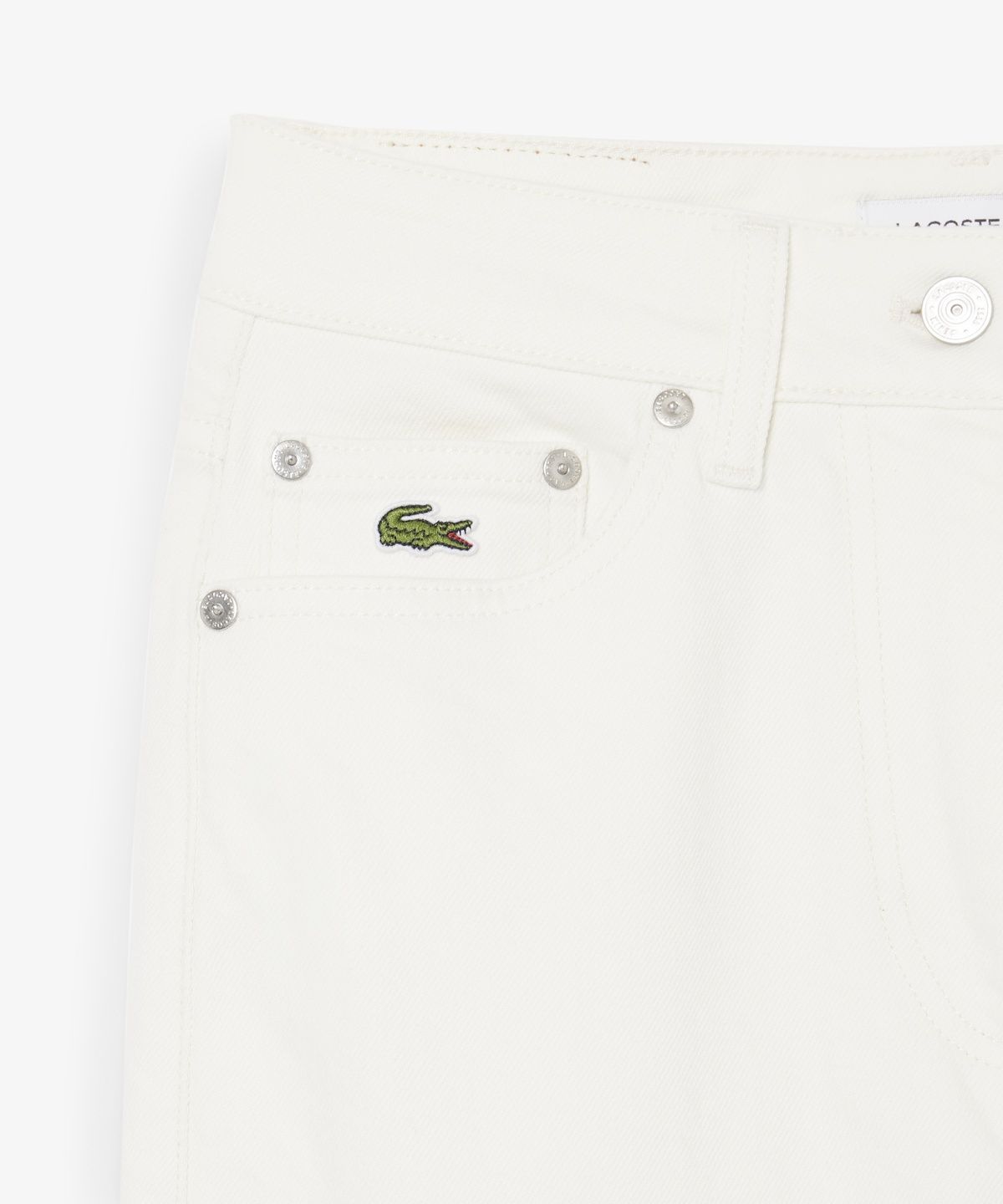 라코스테(LACOSTE) 여성 스트레이트 데님 팬츠 HF6800-56N 001