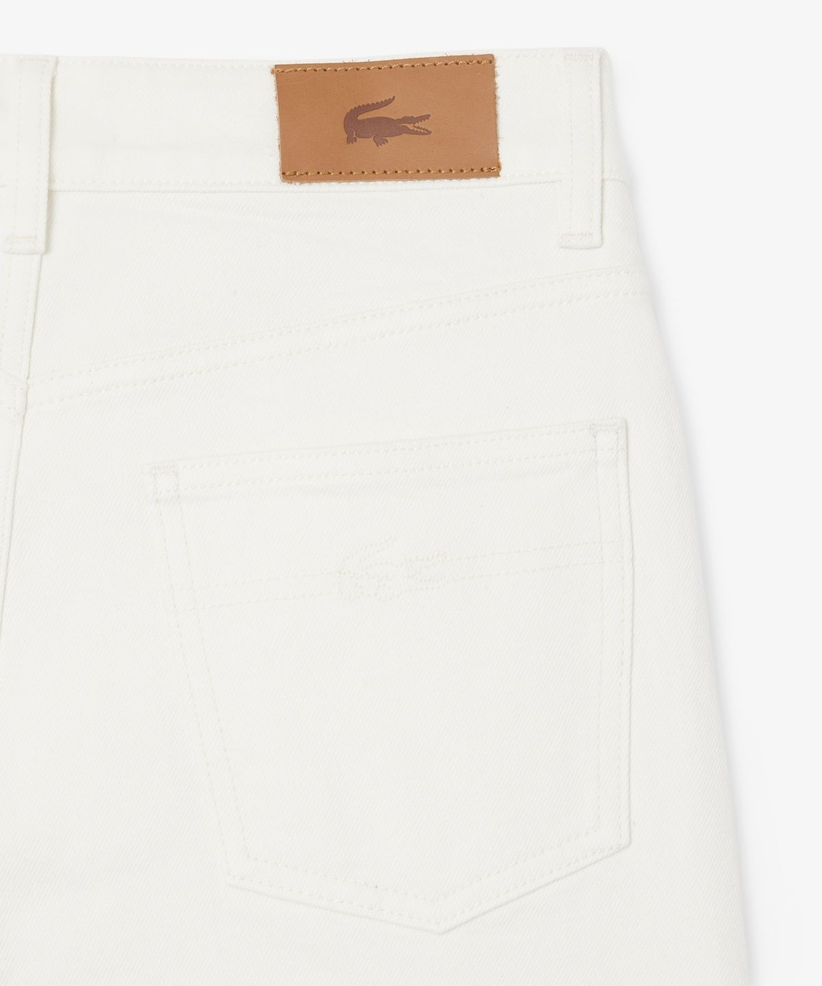 라코스테(LACOSTE) 여성 스트레이트 데님 팬츠 HF6800-56N 001
