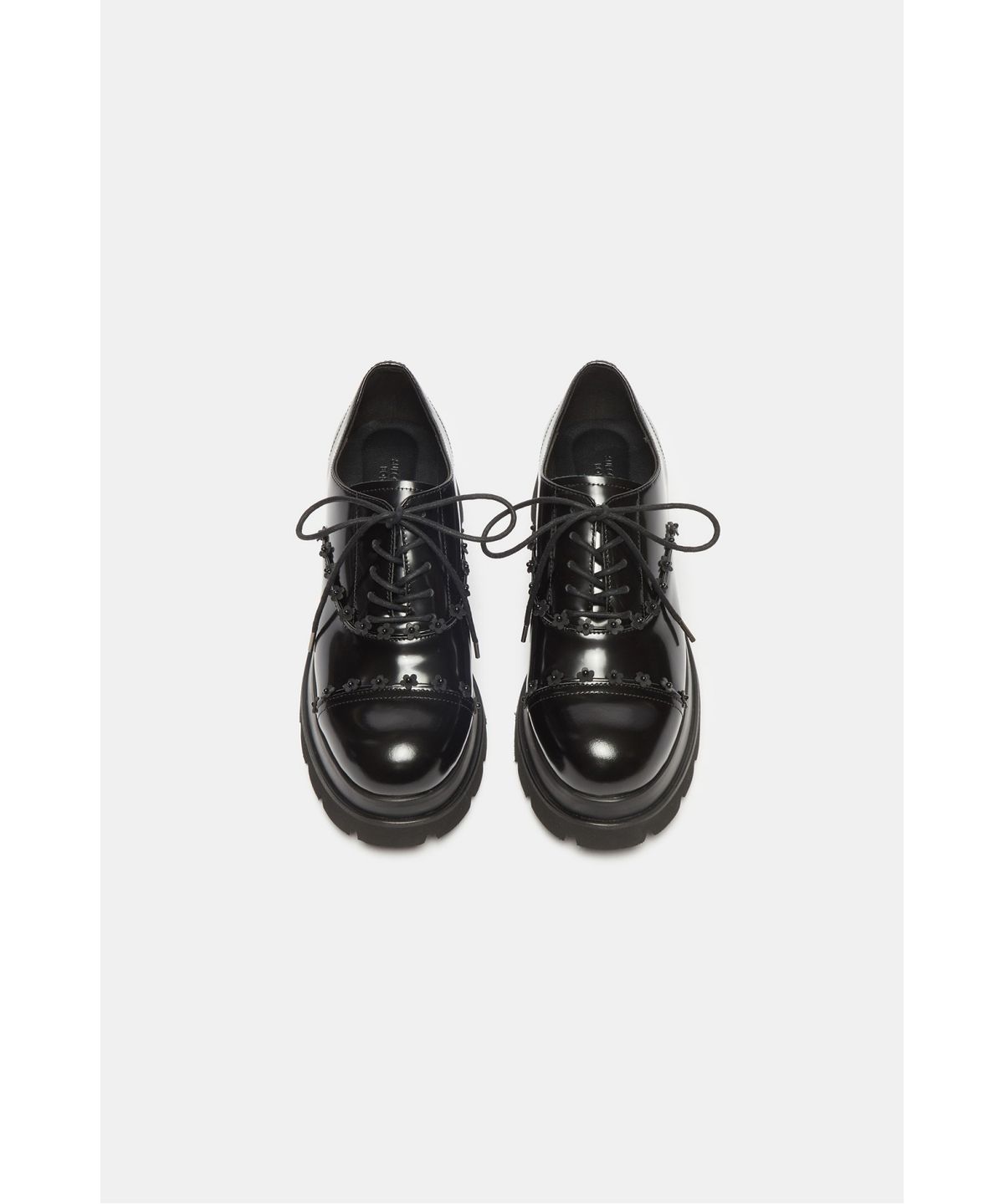 슈콤마보니(SUECOMMA BONNIE) Floral platform loafer(black)_DG1DA26515BLK
