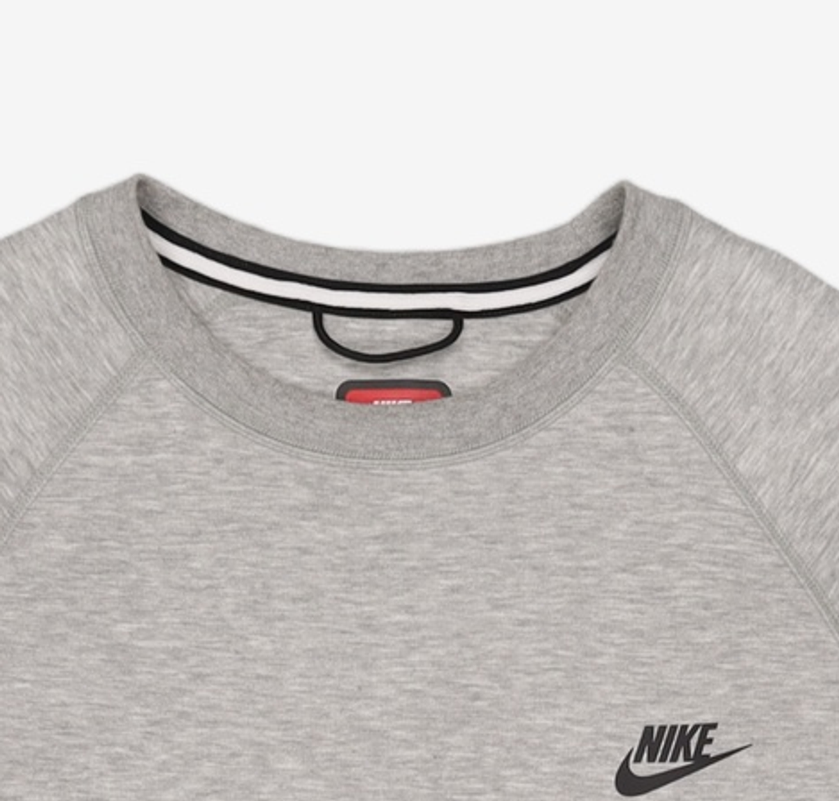 나이키(NIKE) 스포츠웨어 테크 플리스 크루 M - 다크 그레이 헤더:블랙 / FB7917-063 105