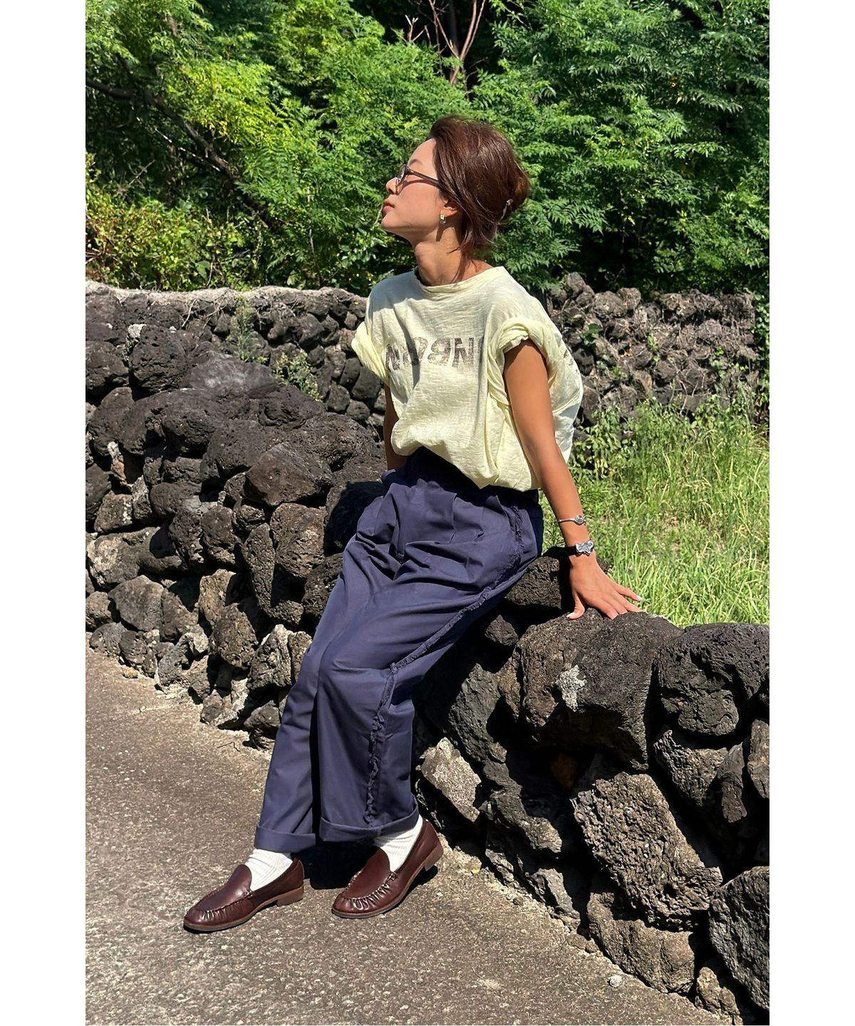 슈콤마보니(SUECOMMA BONNIE) Vintage classic loafer(brown)_DA1DA26502BRN