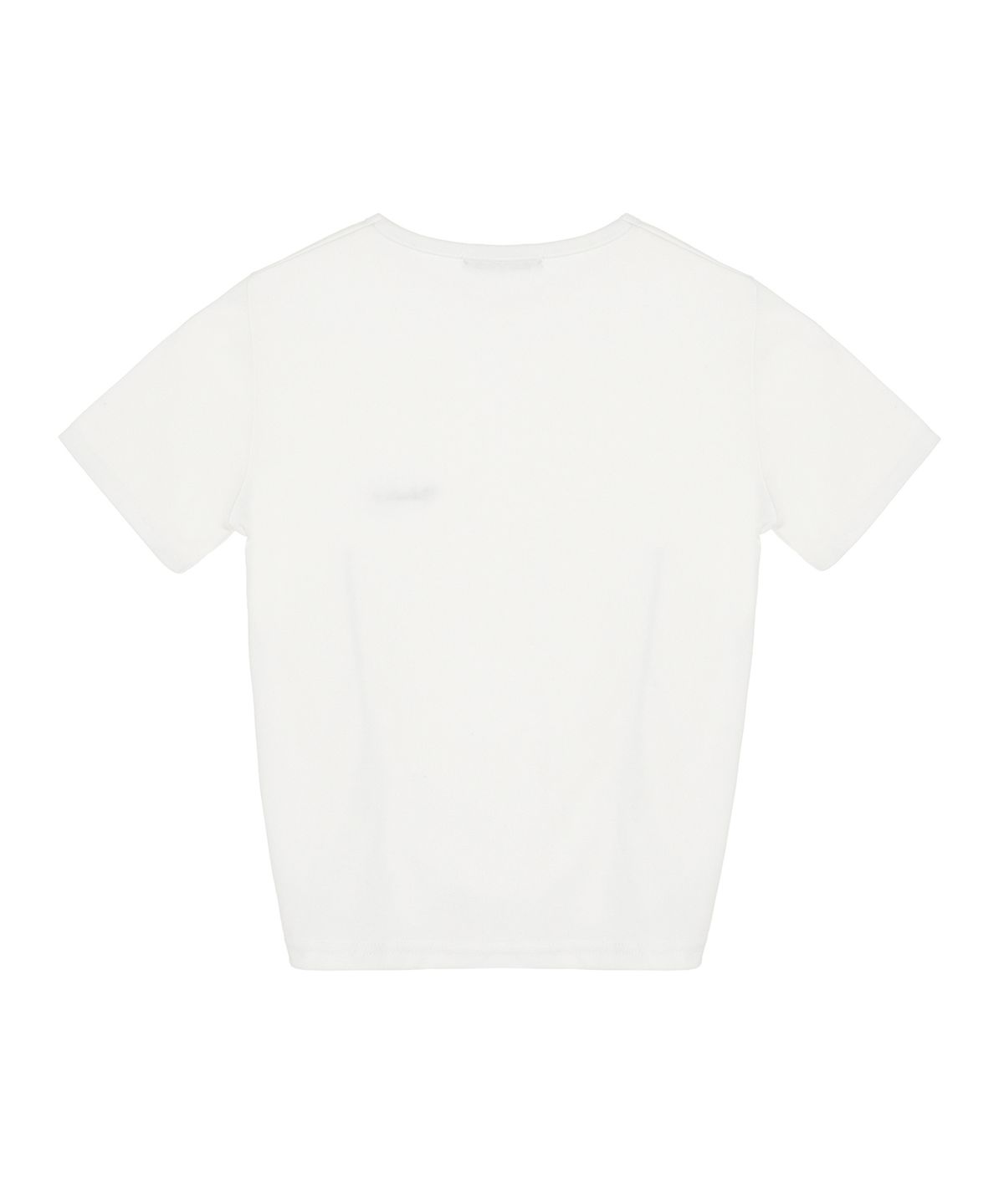 닉앤니콜(NICK&NICOLE) SHIRRING HALF TOP_IVORY