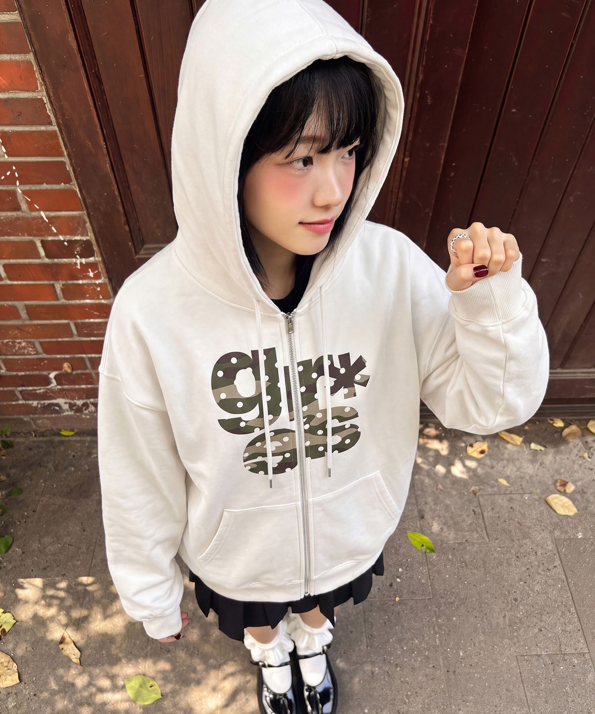 그레이버(GRAVER) [UNISEX]GRAE-S CAMO_후드집업_3color