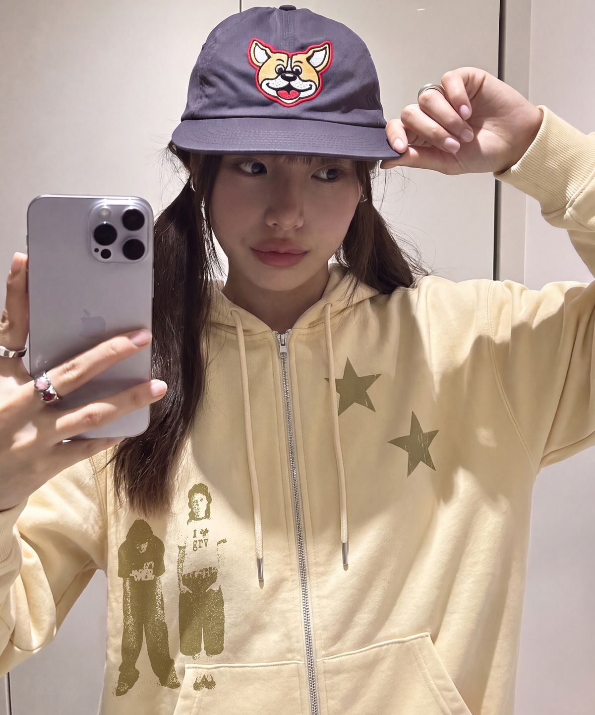 그레이버(GRAVER) [UNISEX]STAR3 후드집업_4color