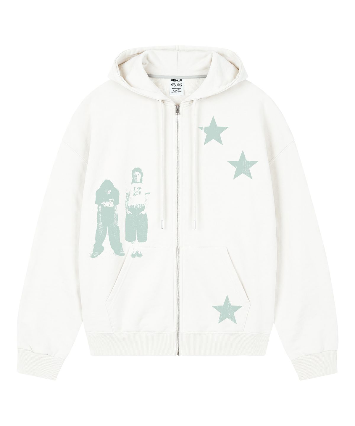 그레이버(GRAVER) [UNISEX]STAR3 후드집업_4color