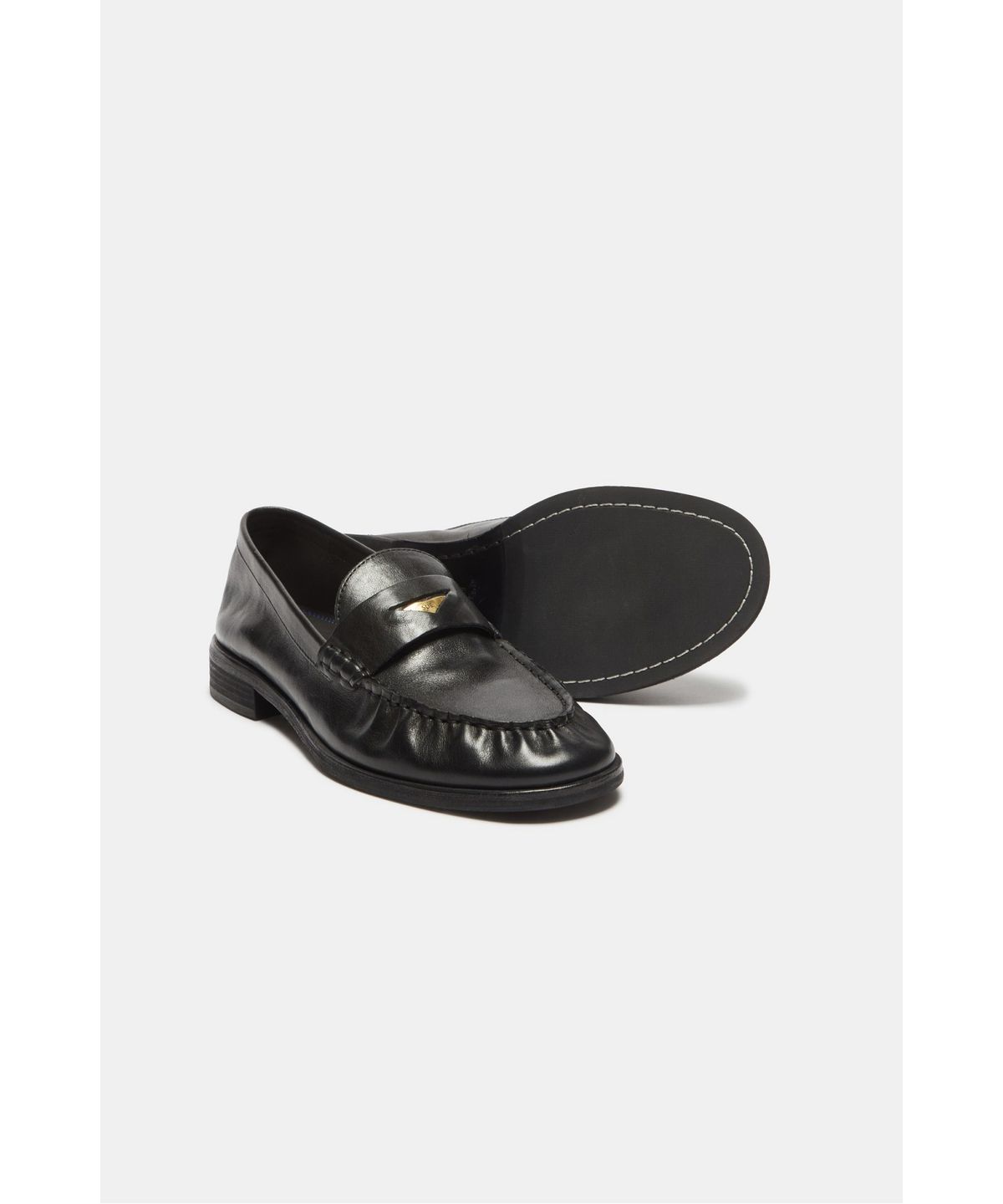 슈콤마보니(SUECOMMA BONNIE) Toast vintage loafer(black)_DA1DA26501BLK