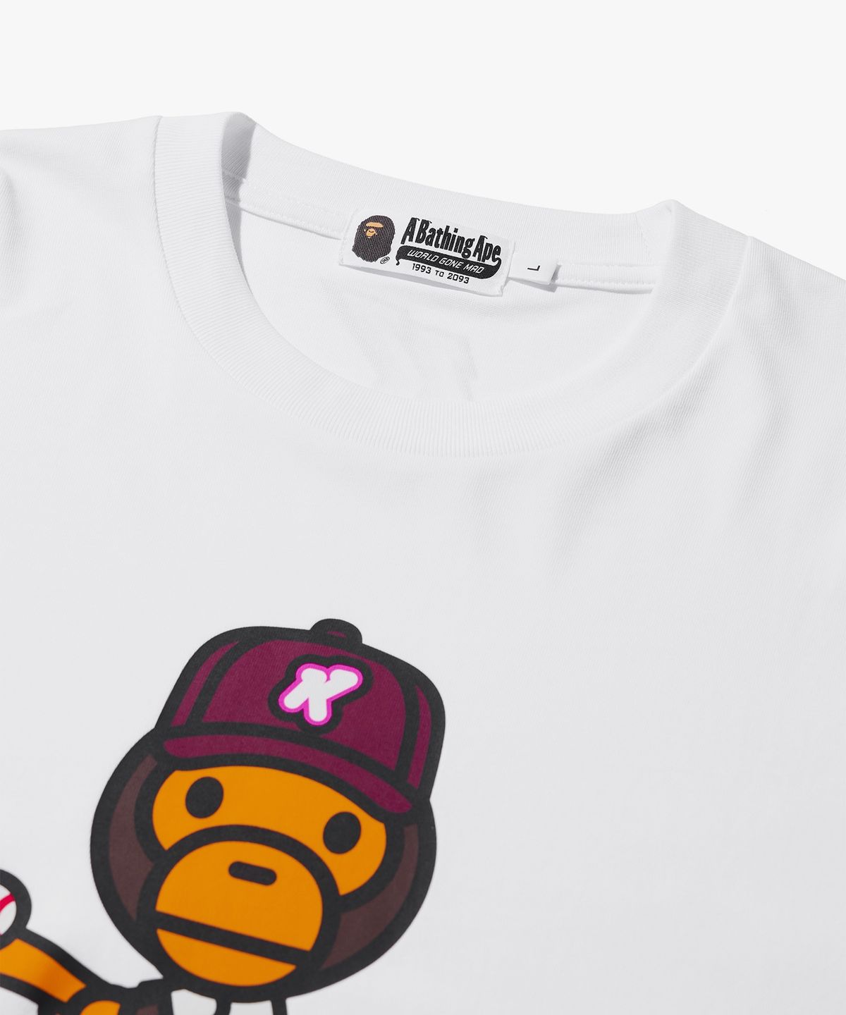 베이프(BAPE) 키움 히어로즈 마일로 그래픽 롱슬리브 티셔츠