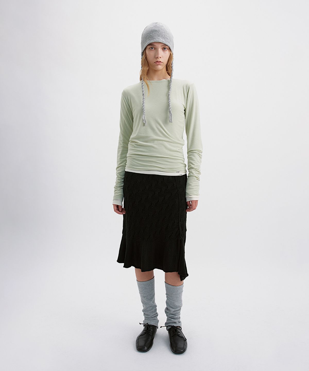 시메트릭 퍼센트(SYMMETRICPERCENT) Basic Long Sleeve TS / Mint
