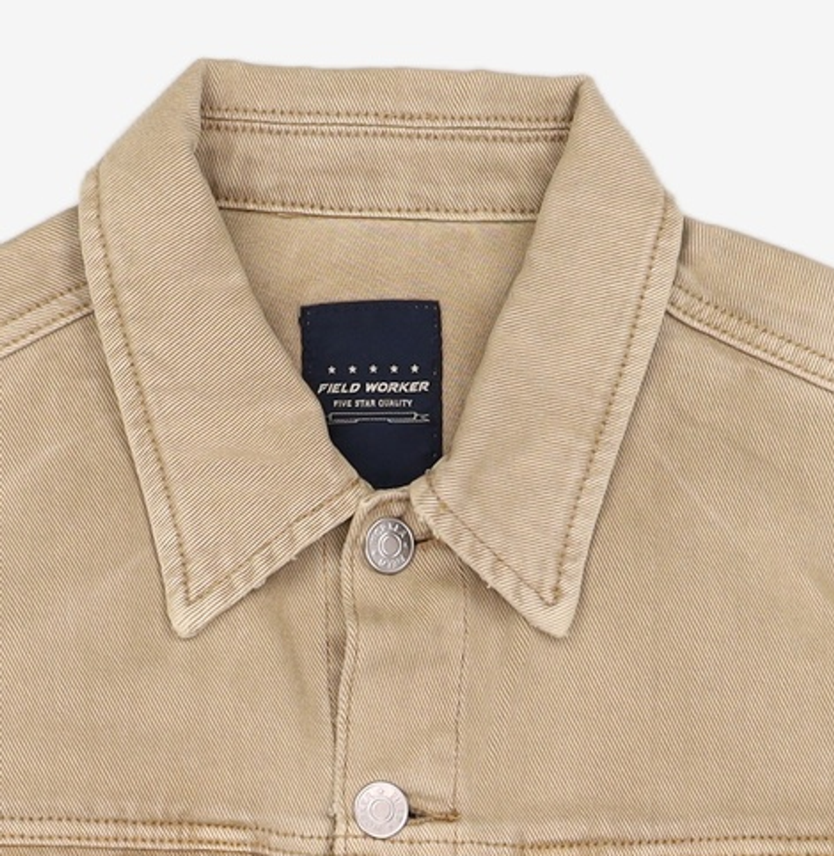 필드워커(FIELDWORKER) DYEING DENIM JACKET [BEIGE] S
