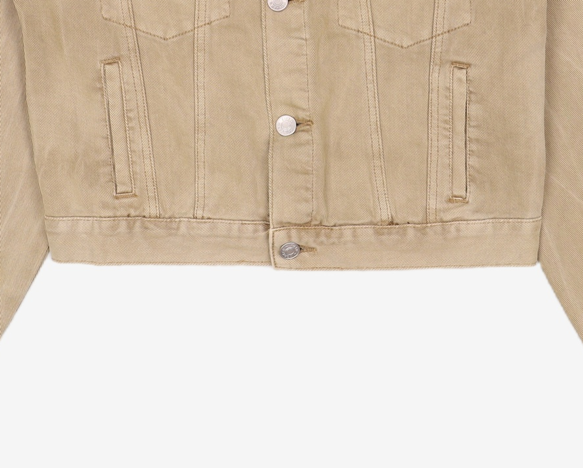 필드워커(FIELDWORKER) DYEING DENIM JACKET [BEIGE] S