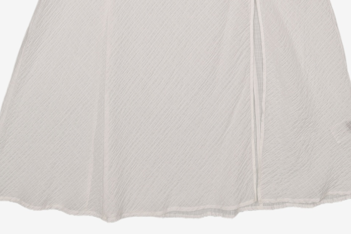 미쏘(MIXXO) 시스루 레이어드 롱 원피스_MIWOWG402B S