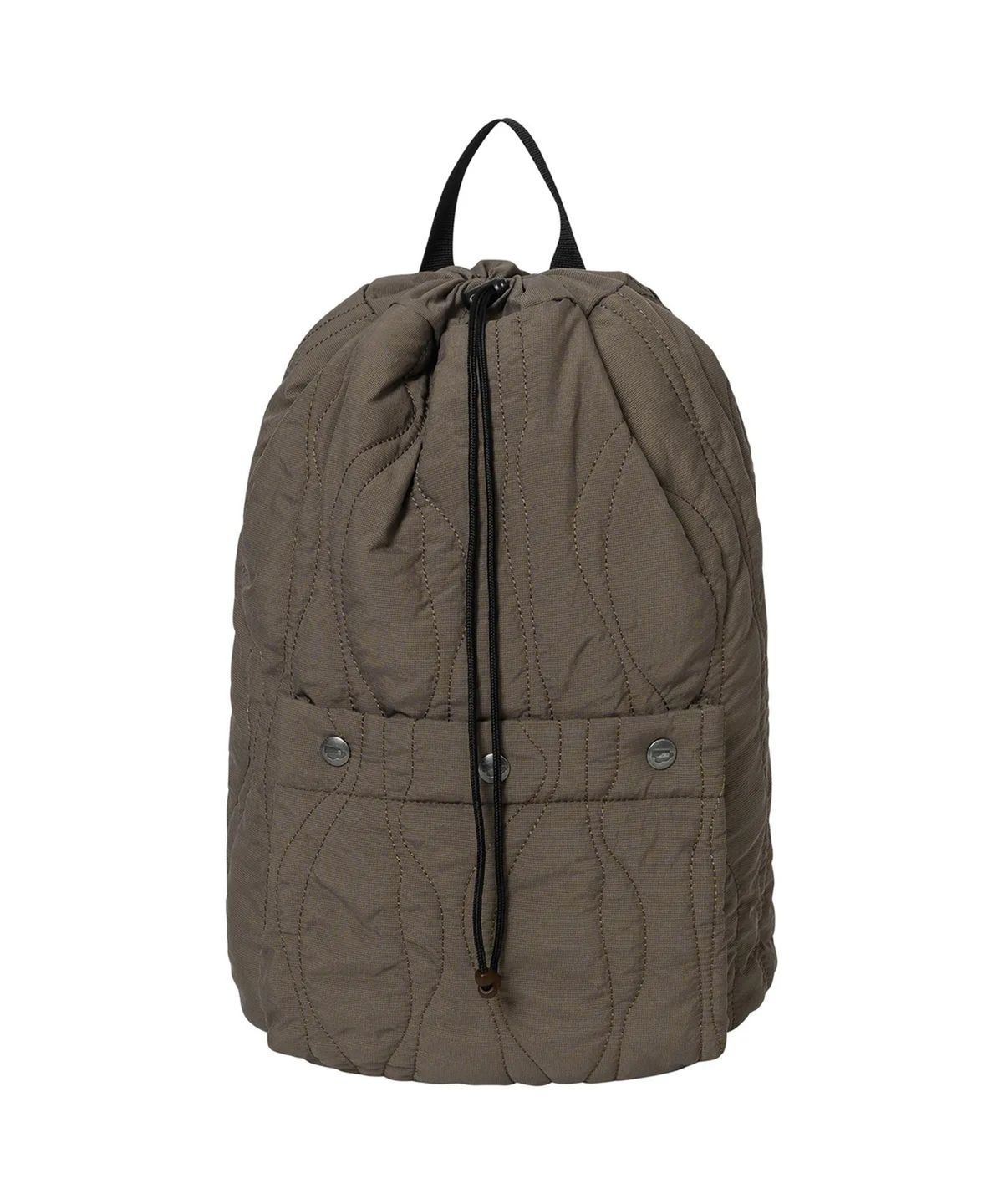 웰빙익스프레스(WELLBEING EXPRESS) Quilted String Backpack Brown