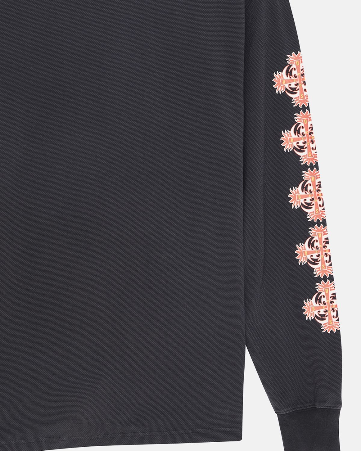 데우스 엑스 마키나(DEUS EX MACHINA) Swivel Ls Tee_Charcoal