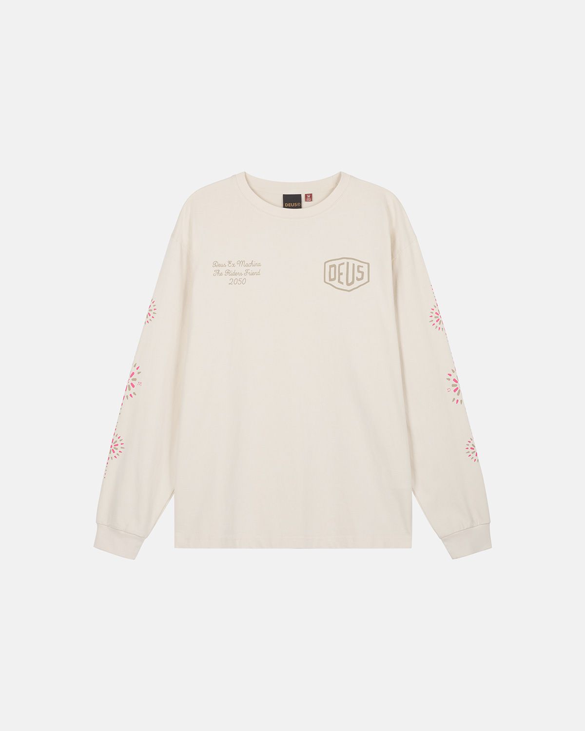 데우스 엑스 마키나(DEUS EX MACHINA) Sacred Chest Ls Tee_Ivory