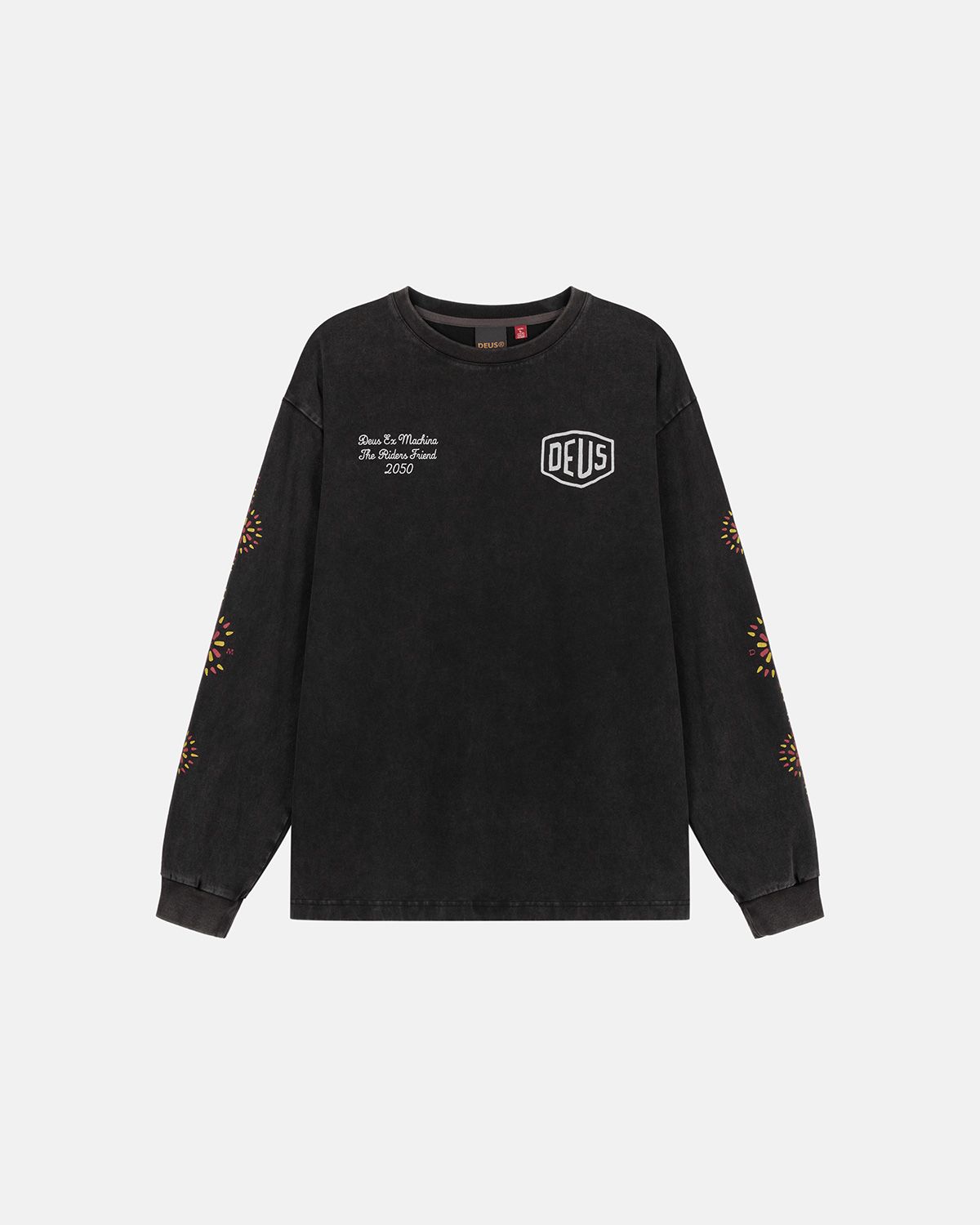 데우스 엑스 마키나(DEUS EX MACHINA) Sacred Chest Ls Tee_Charcoal