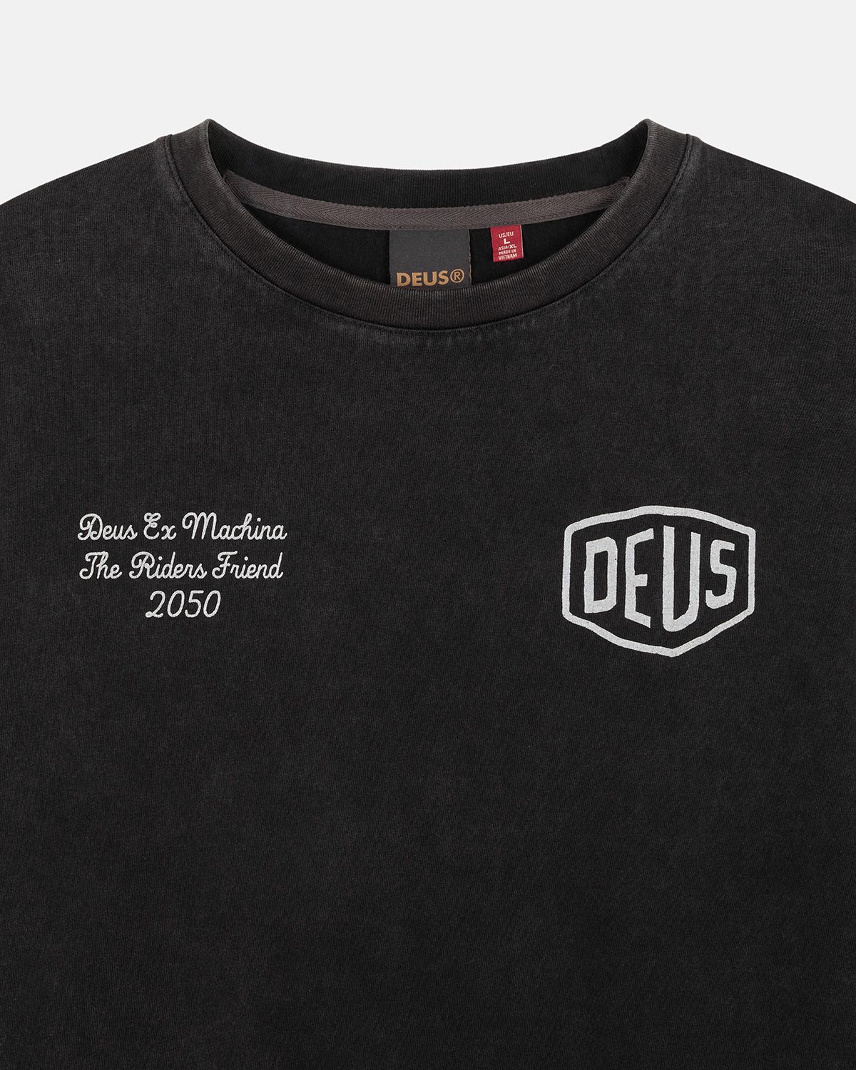 데우스 엑스 마키나(DEUS EX MACHINA) Sacred Chest Ls Tee_Charcoal