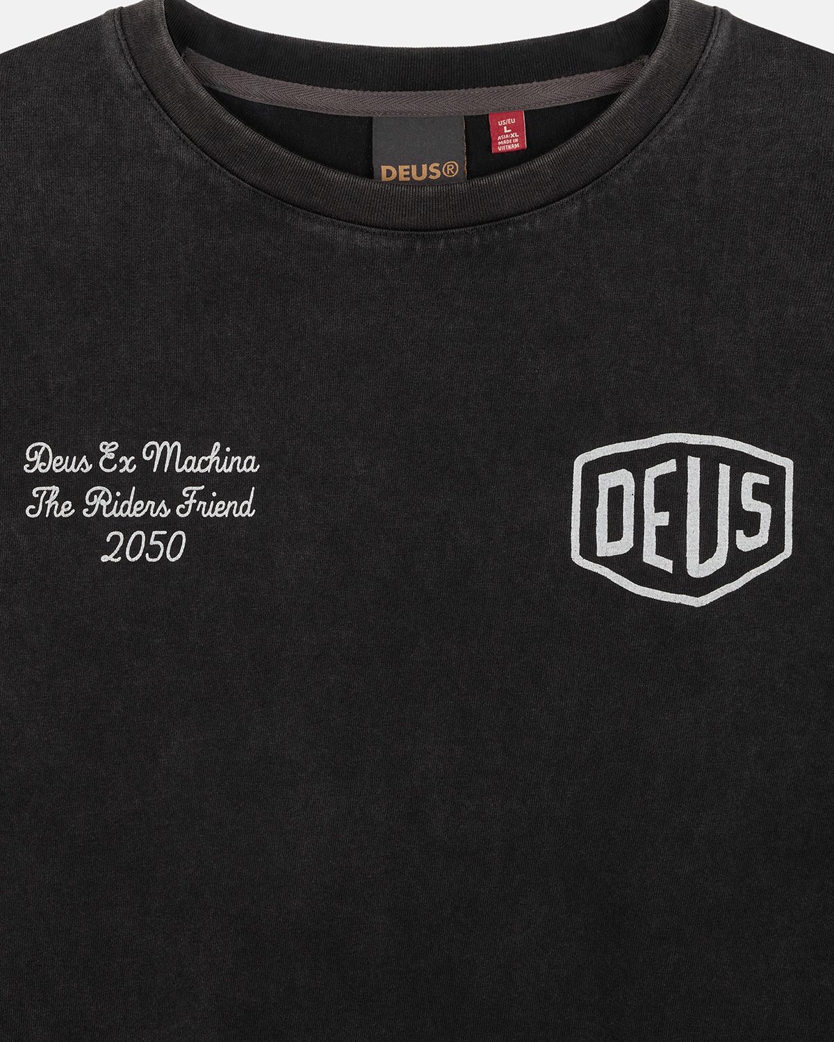 데우스 엑스 마키나(DEUS EX MACHINA) Sacred Chest Ls Tee_Charcoal