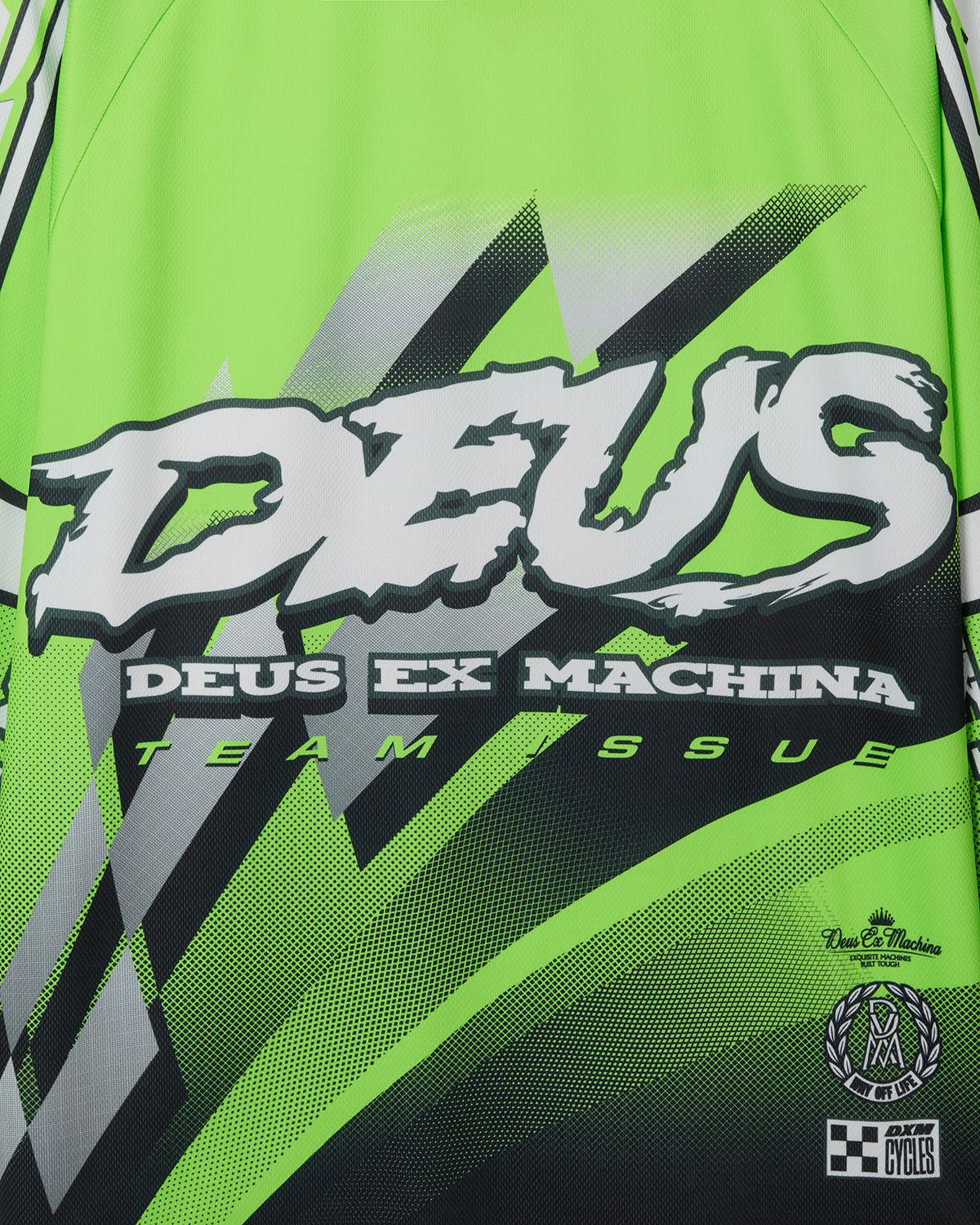 데우스 엑스 마키나(DEUS EX MACHINA) Highside Moto Jersey_Green