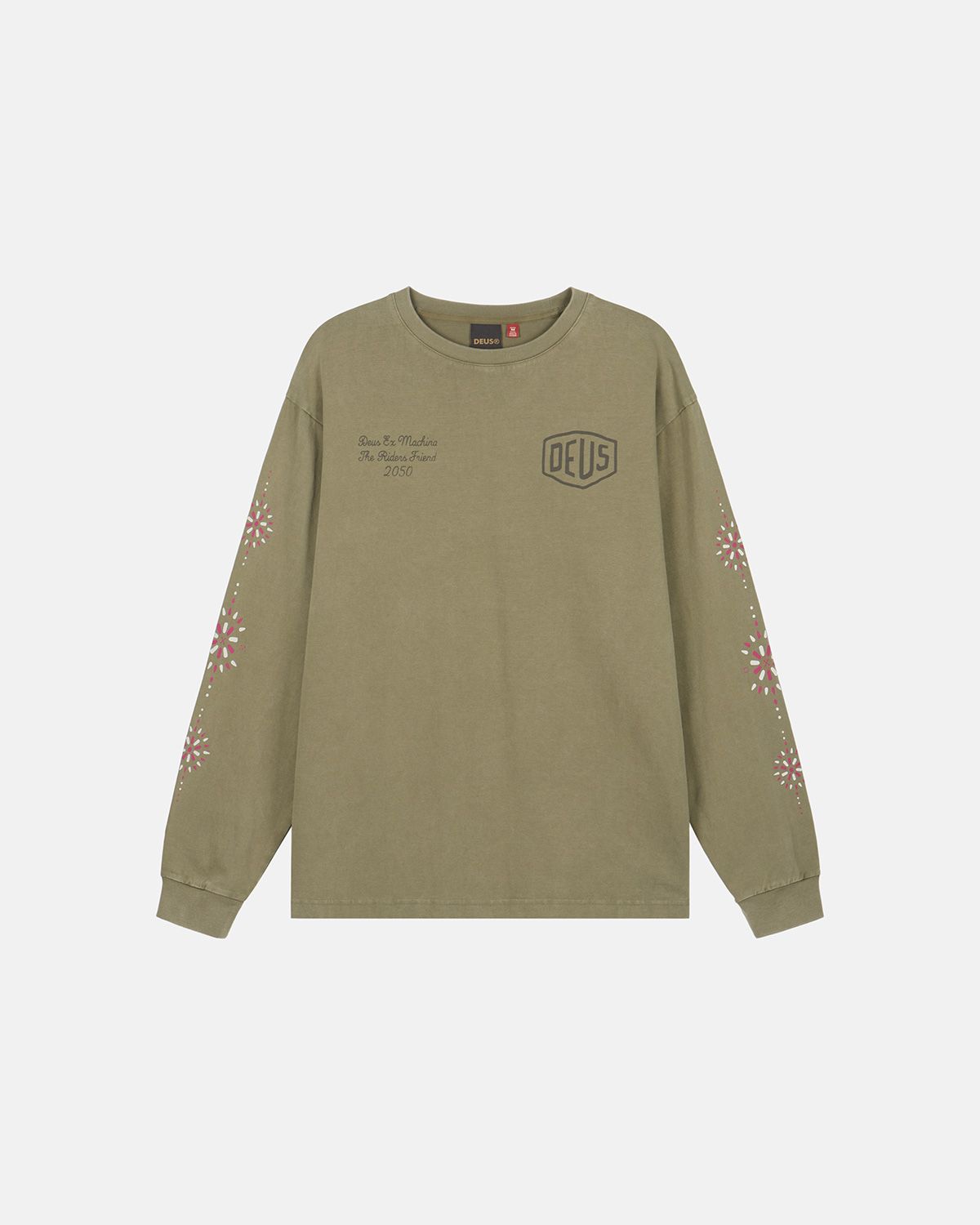 데우스 엑스 마키나(DEUS EX MACHINA) Sacred Chest Ls Tee_Khaki