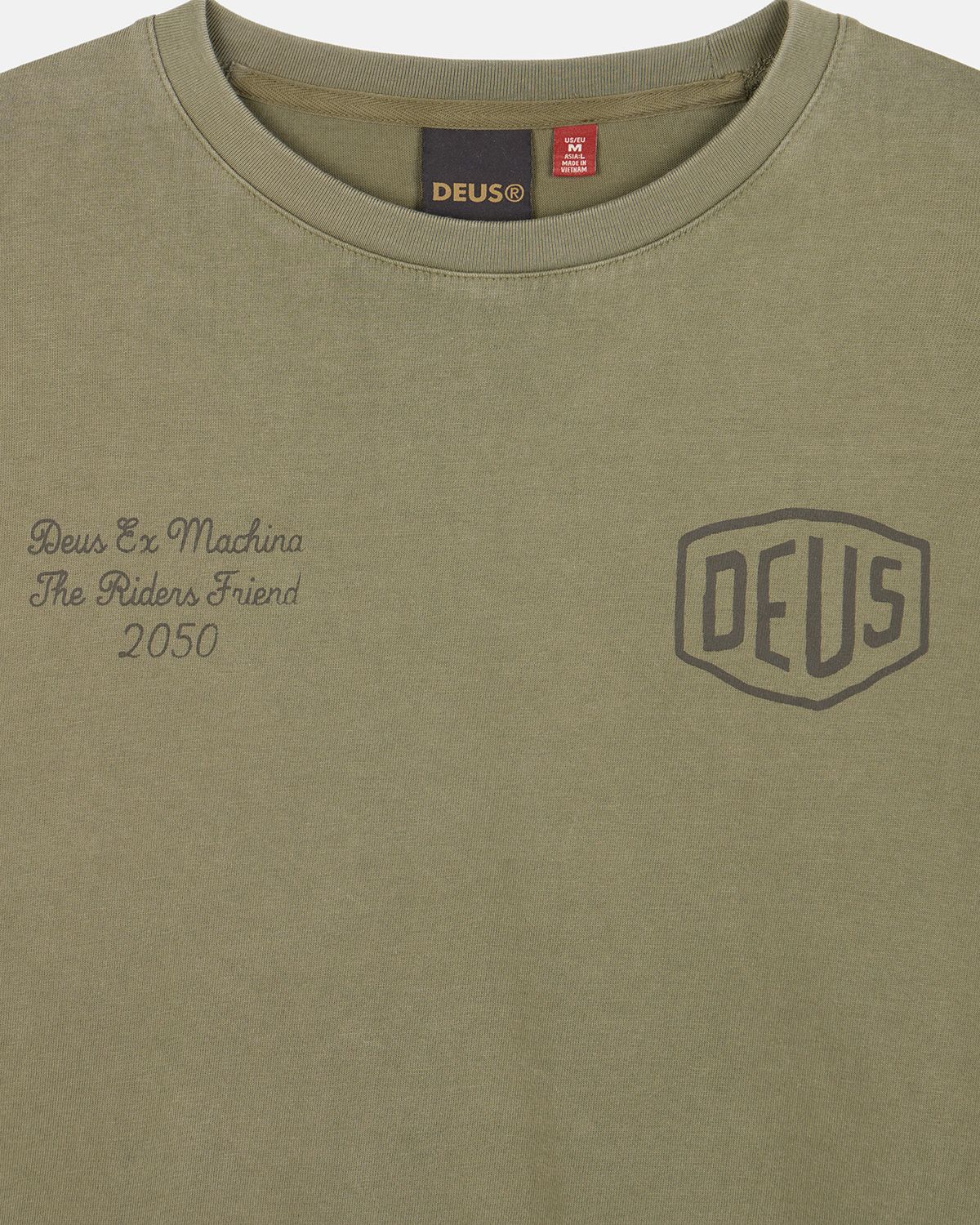데우스 엑스 마키나(DEUS EX MACHINA) Sacred Chest Ls Tee_Khaki
