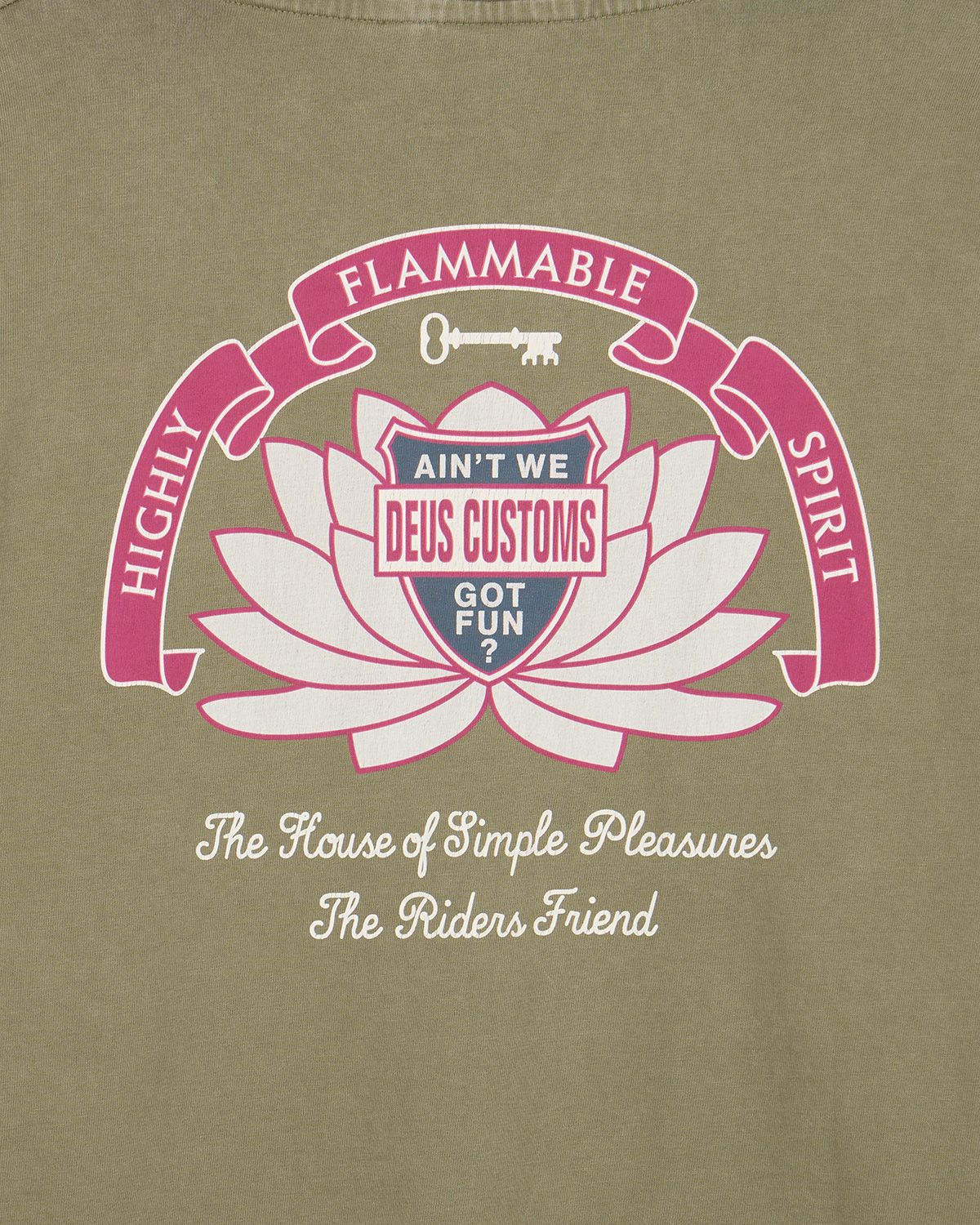 데우스 엑스 마키나(DEUS EX MACHINA) Sacred Chest Ls Tee_Khaki
