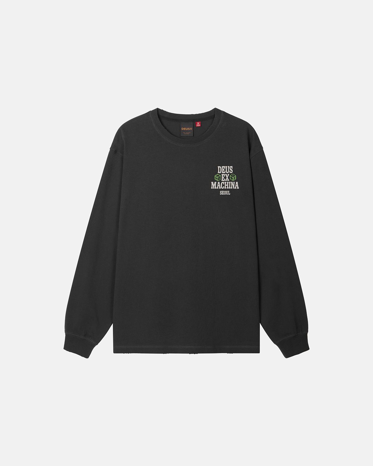 데우스 엑스 마키나(DEUS EX MACHINA) Seoul Ceramic Ls Tee_Charcoal
